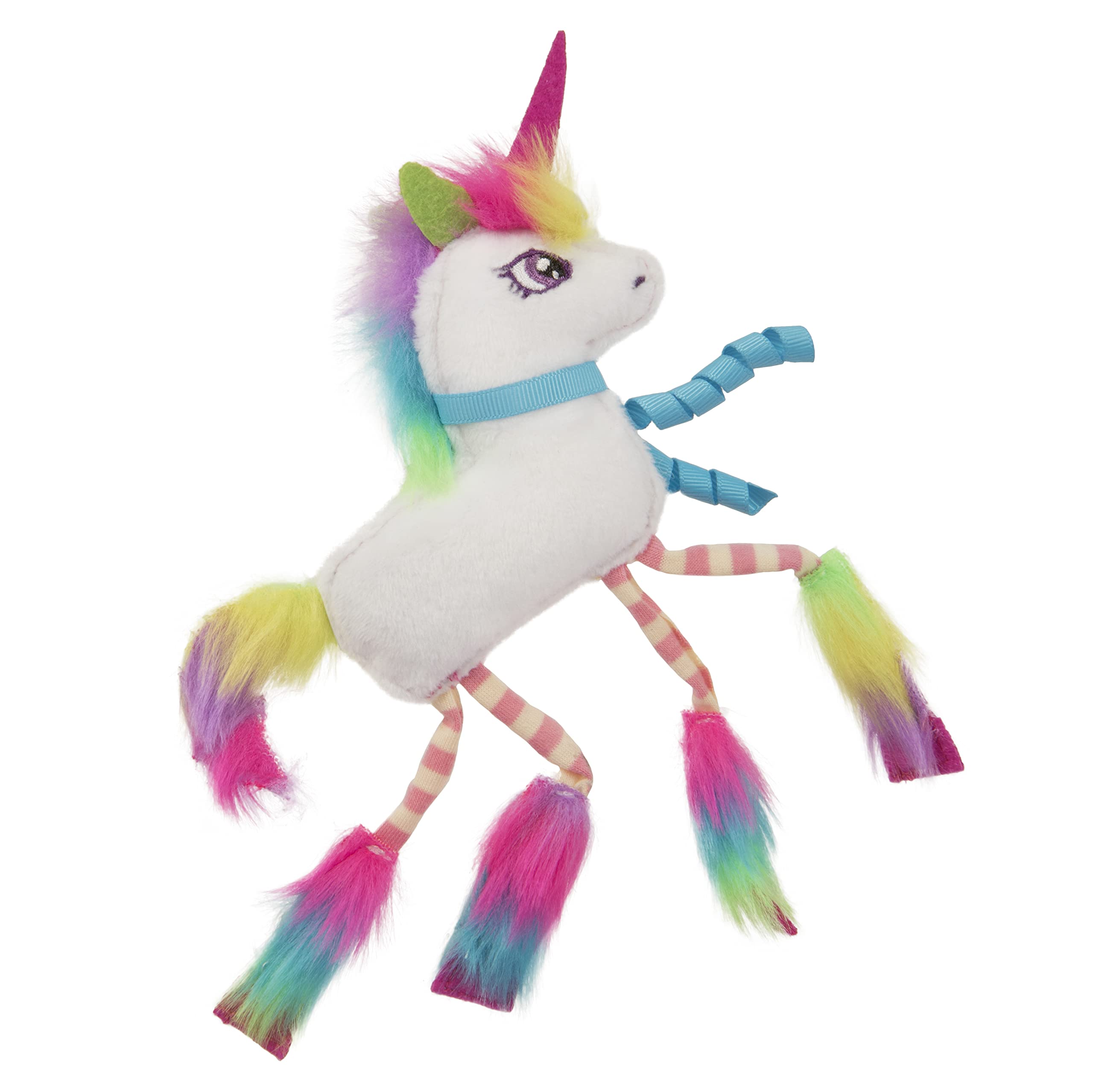 Smartykat Dazzle Unicorn Crinkle Plush Catnip Cat Toy - White, One Size