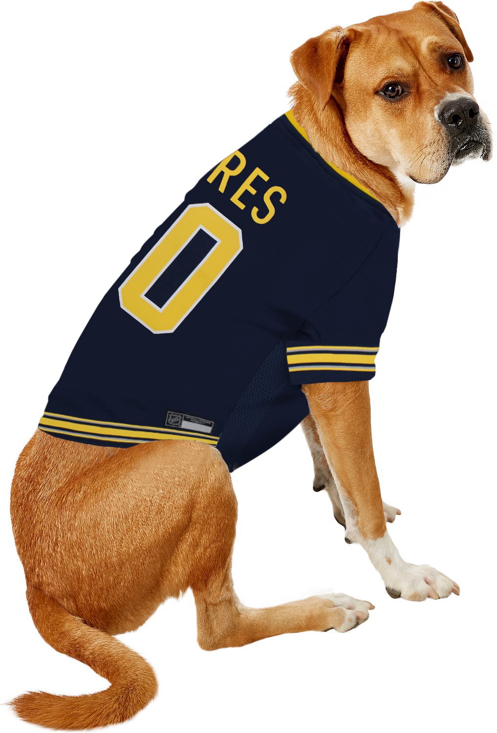 Pets First NHL Buffalo Sabres Jersey for Dogs & Cats, Large. - Let Your Pet Be A Real NHL Fan!