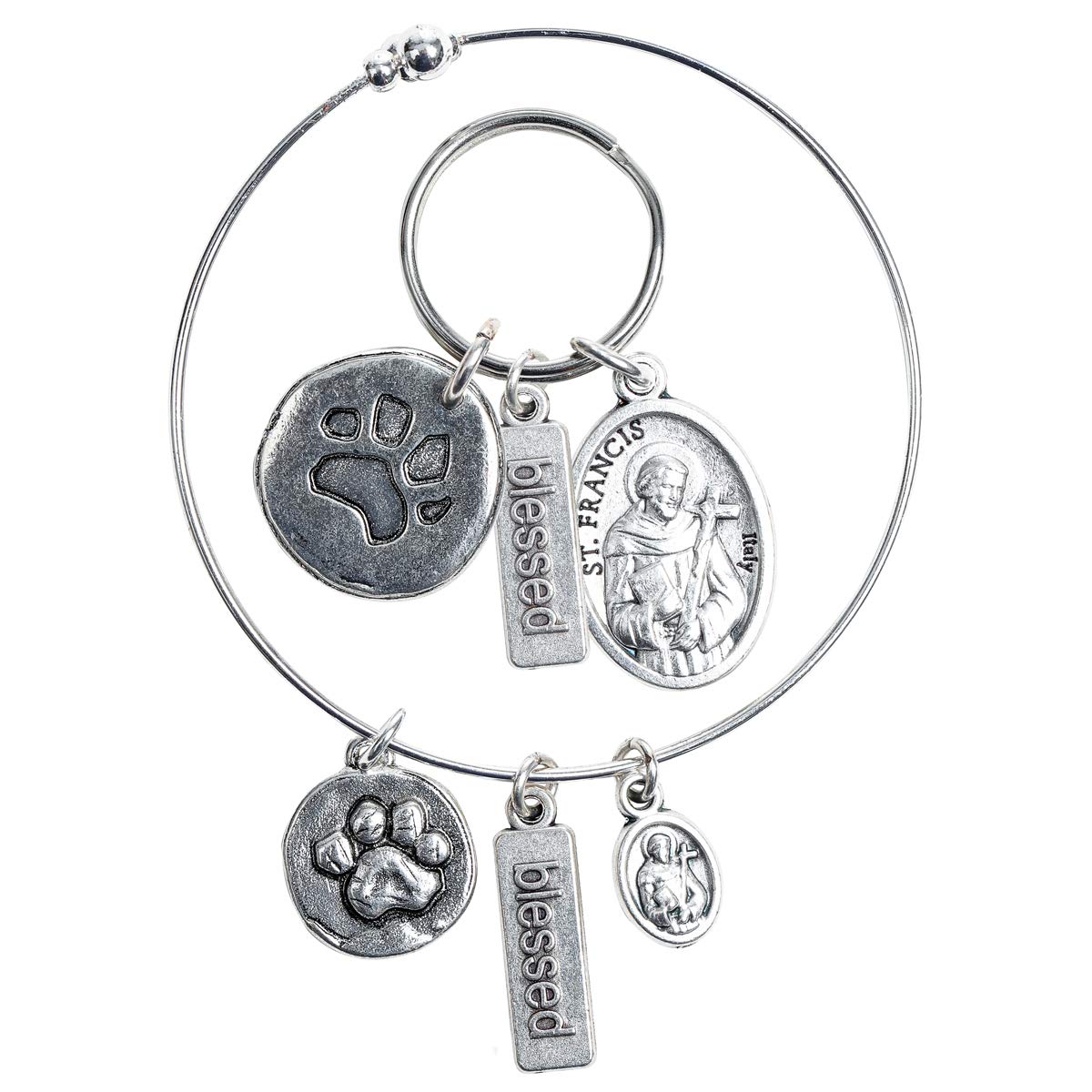 My Saint My Hero - Pet Blessings Bracelet And Pet Tag Set