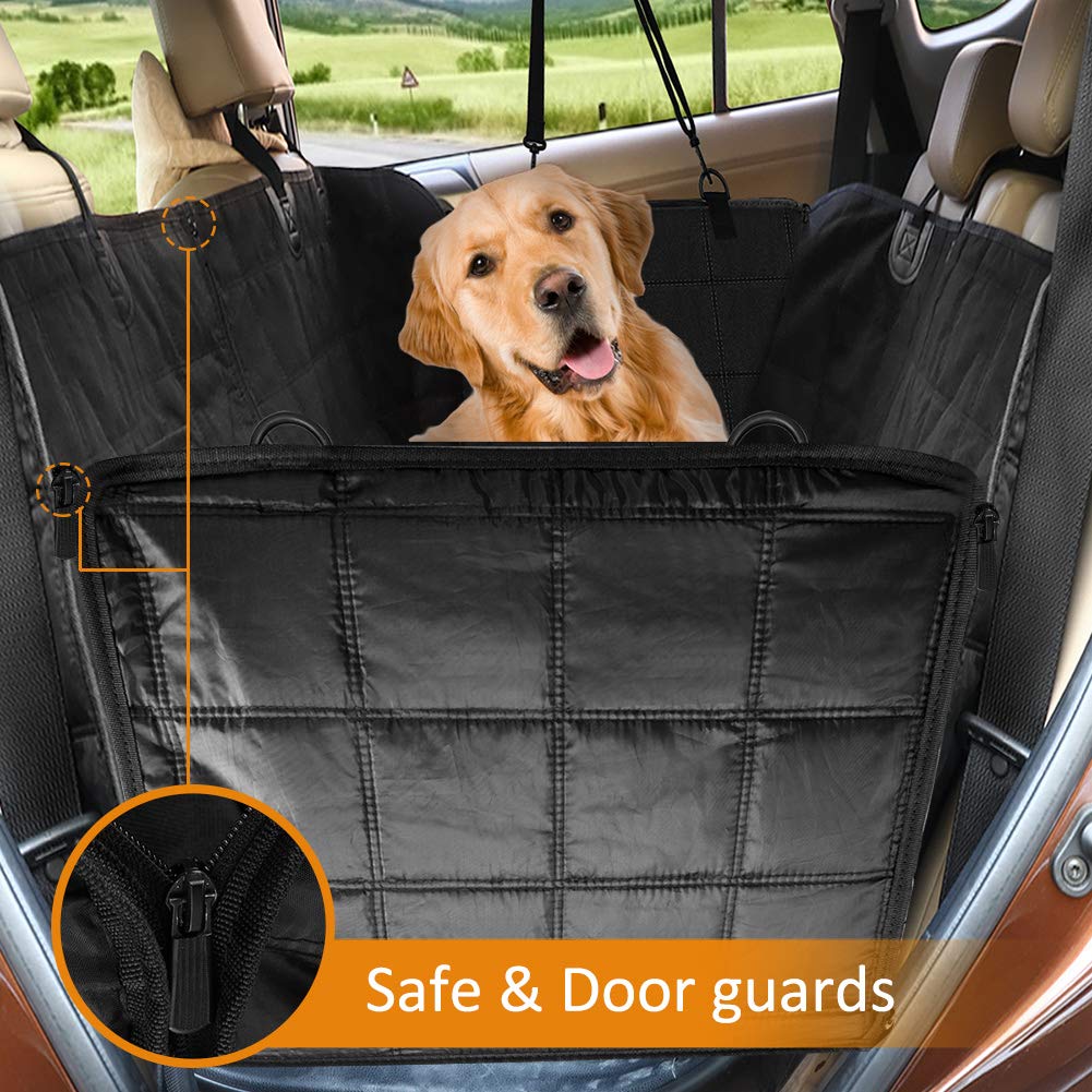 Bark Lover XLarge Dog Car Seat Cover for Back Seat Dog Seat Cover Hammock for Truck SUV - Waterproof Pet Car Seat Protector for