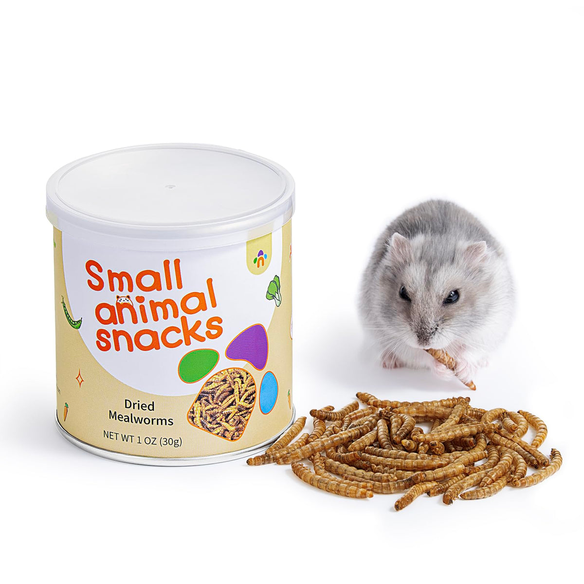 Niteangel Small Animal Snack & Treats - Small Critter Natural Treat For Dwarf Syrian Hamsters Gerbils Mice Sugar Glider Hedgehog
