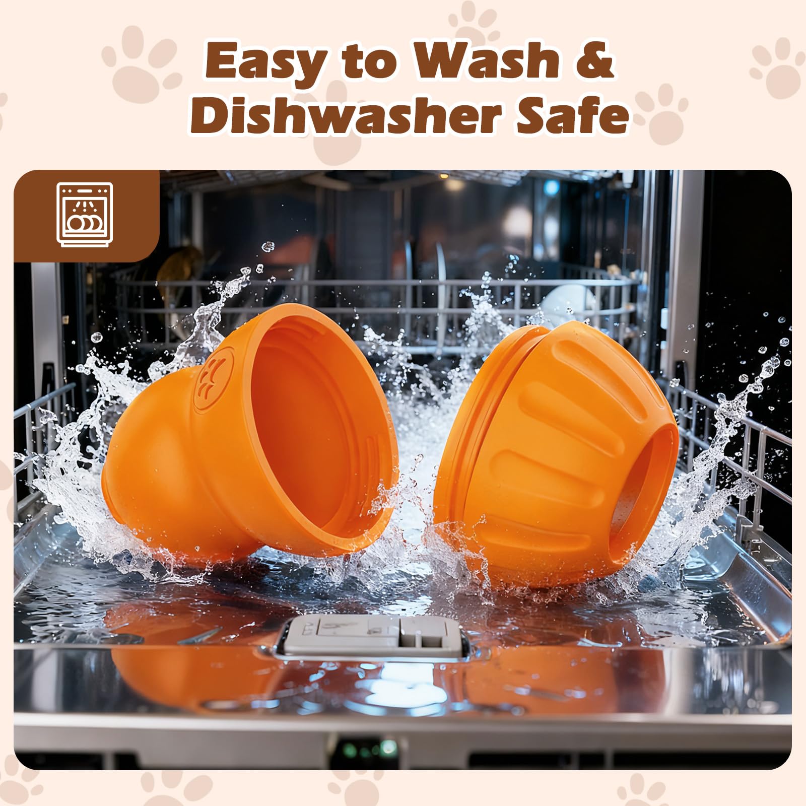 VIWIK Interactive Dog Toys to Keep Them Busy, Dog Frozen Treat Toy to Reduces Anxiety, Dogs Puzzle Enrichment Toy for Small Medi