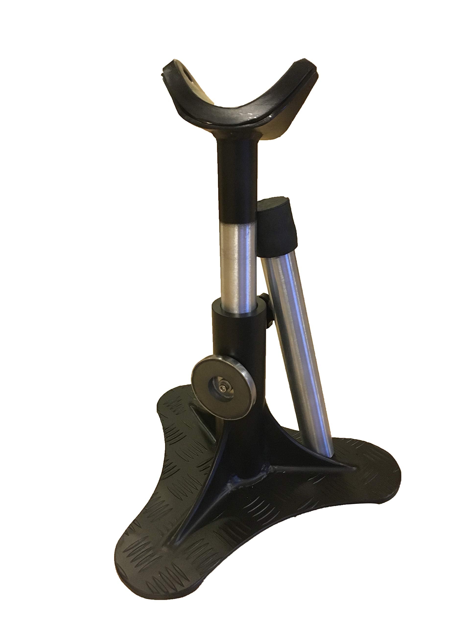 Hoof Stand Made Of Aluminum And Steel, Adjustable Height, Slip Resistant, Portable Horse Feet Stand For Horses