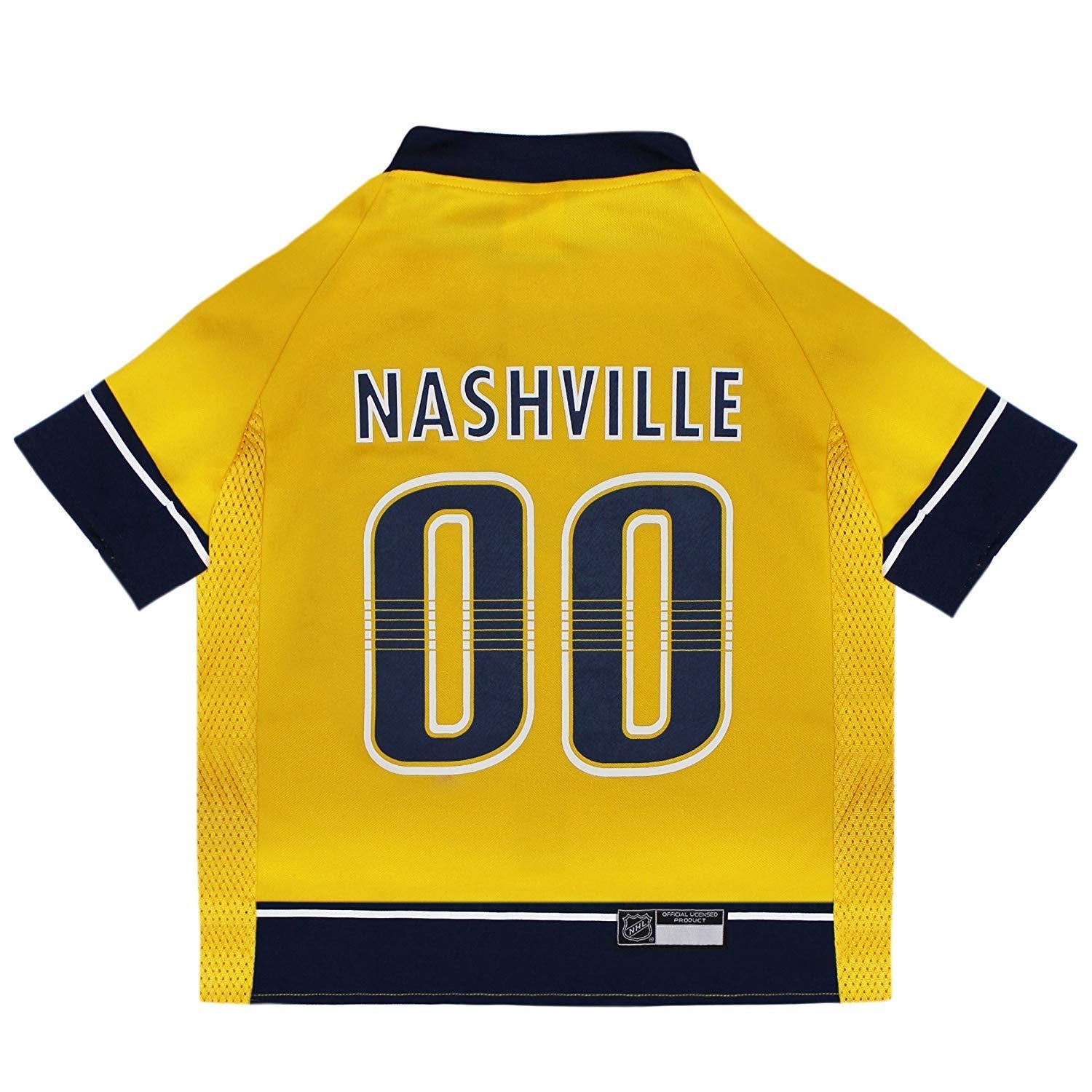 Pets First NHL Nashville Predators Jersey for Dogs & Cats, Small. - Let Your Pet Be A Real NHL Fan!