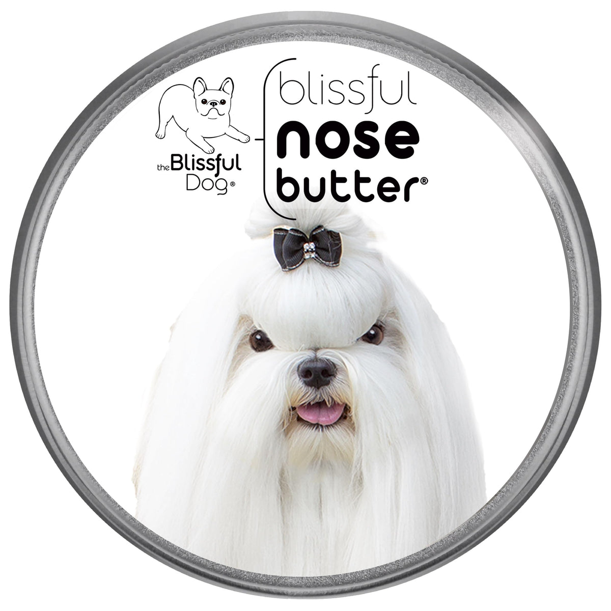 The Blissful Dog Maltese Unscented Nose Butter - Dog Nose Butter, 4 Ounce