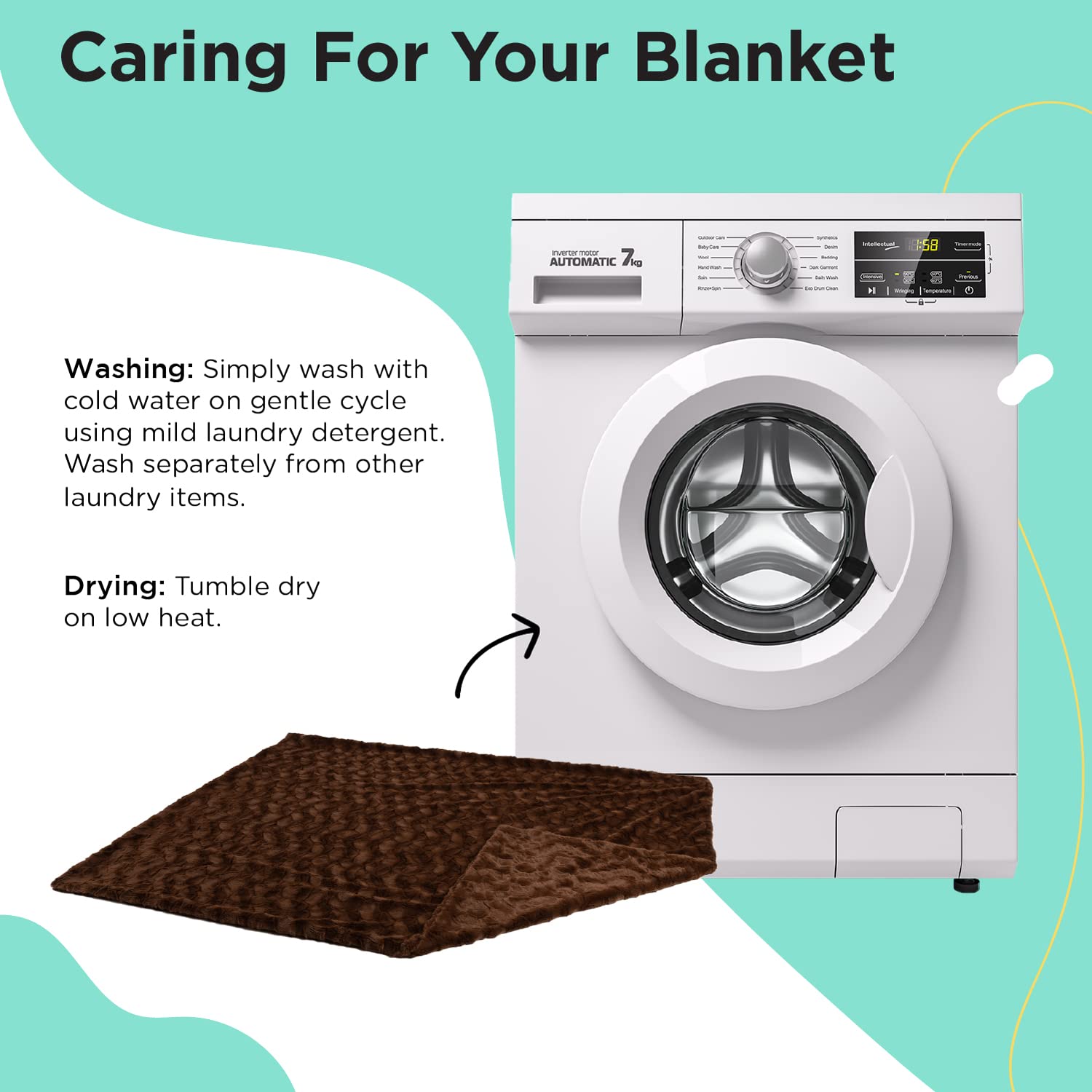 Best Friends By Sheri Calming Cat And Dog Throw Blanket In Lux Fur Car Travel Sofa Cover Floor Crates For Pets Up To 60 Lbs 40'X50' Dark Chocolate