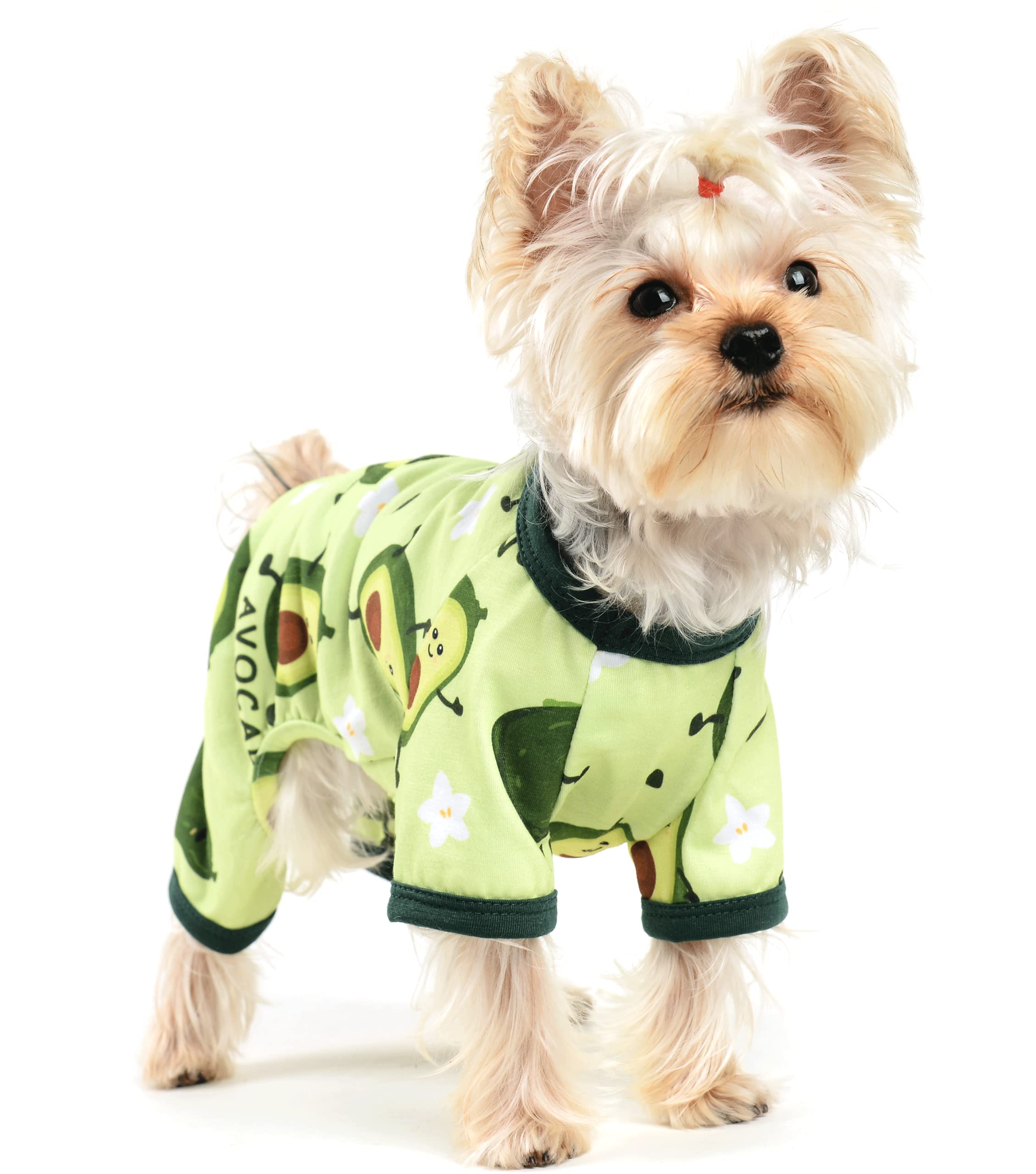 Dog Pajamas Kiwi Puppy Apparel Doggie Onesies Pet Clothes Cat Pjs for Small Dog Boy Girl