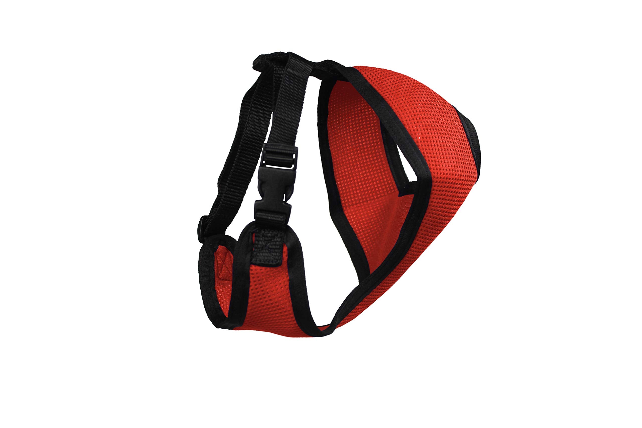 Cutenfuzzy Comfort Mesh Breathable Adjustable Dog Harness Vest With 6 Month Warranty, Red, Large