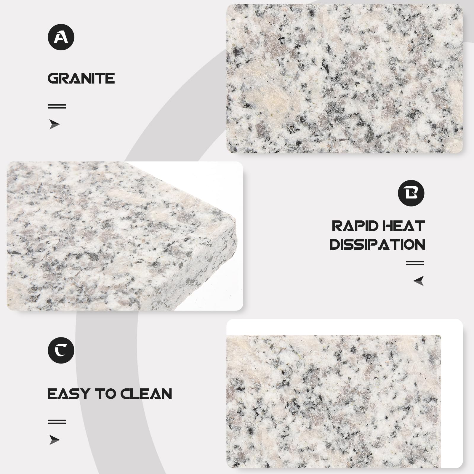 Balacoo 2Pcs Guinea Pig Bed Bunny Bed For Summer Pet Cooling Mat Pad For Rabbits Guinea Pigs Chinchillas Marble Cooling Bed 9X9C