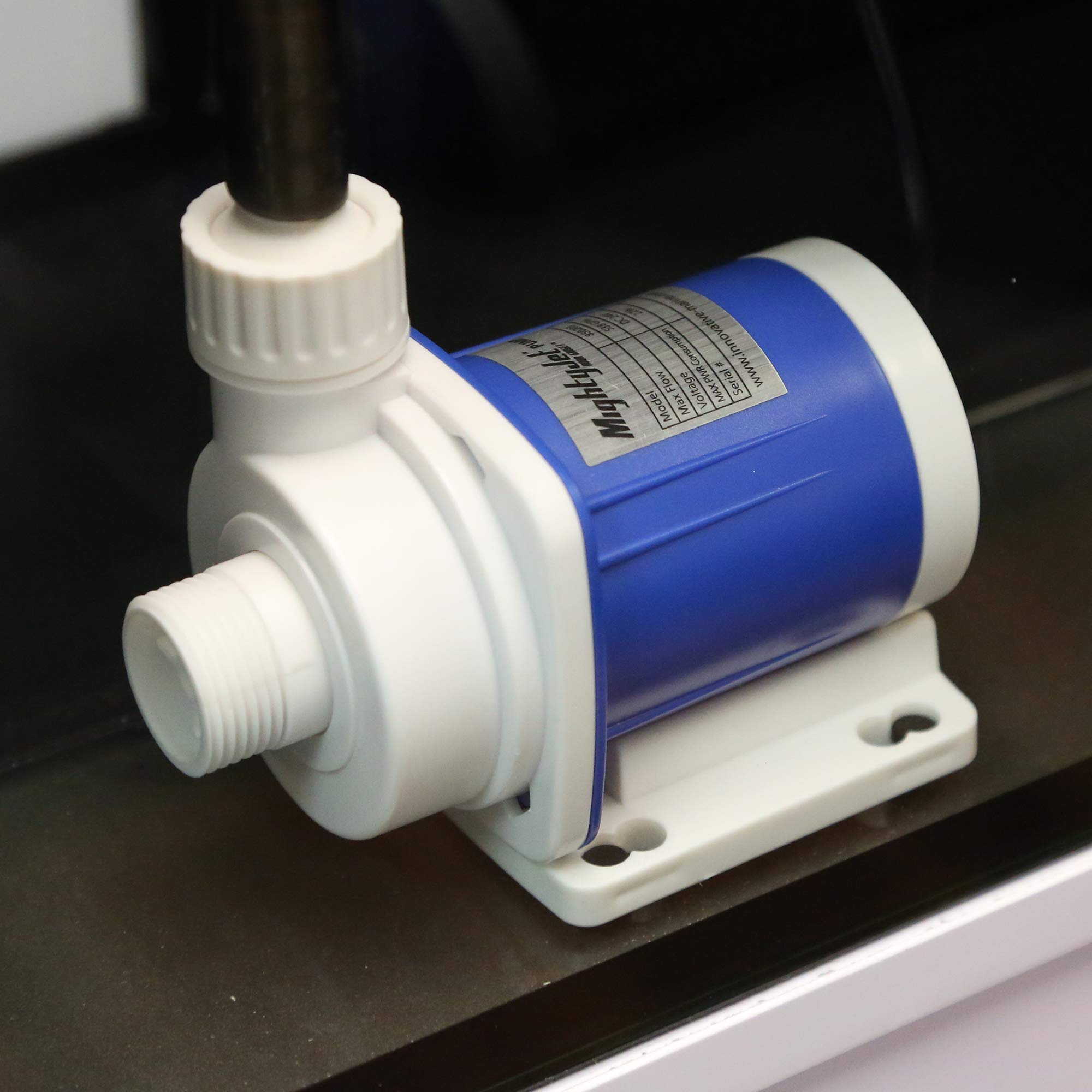 Innovative Marine Mighty Jet DC Return Pump - 326 GPH Desktop, Black, Plastic Material