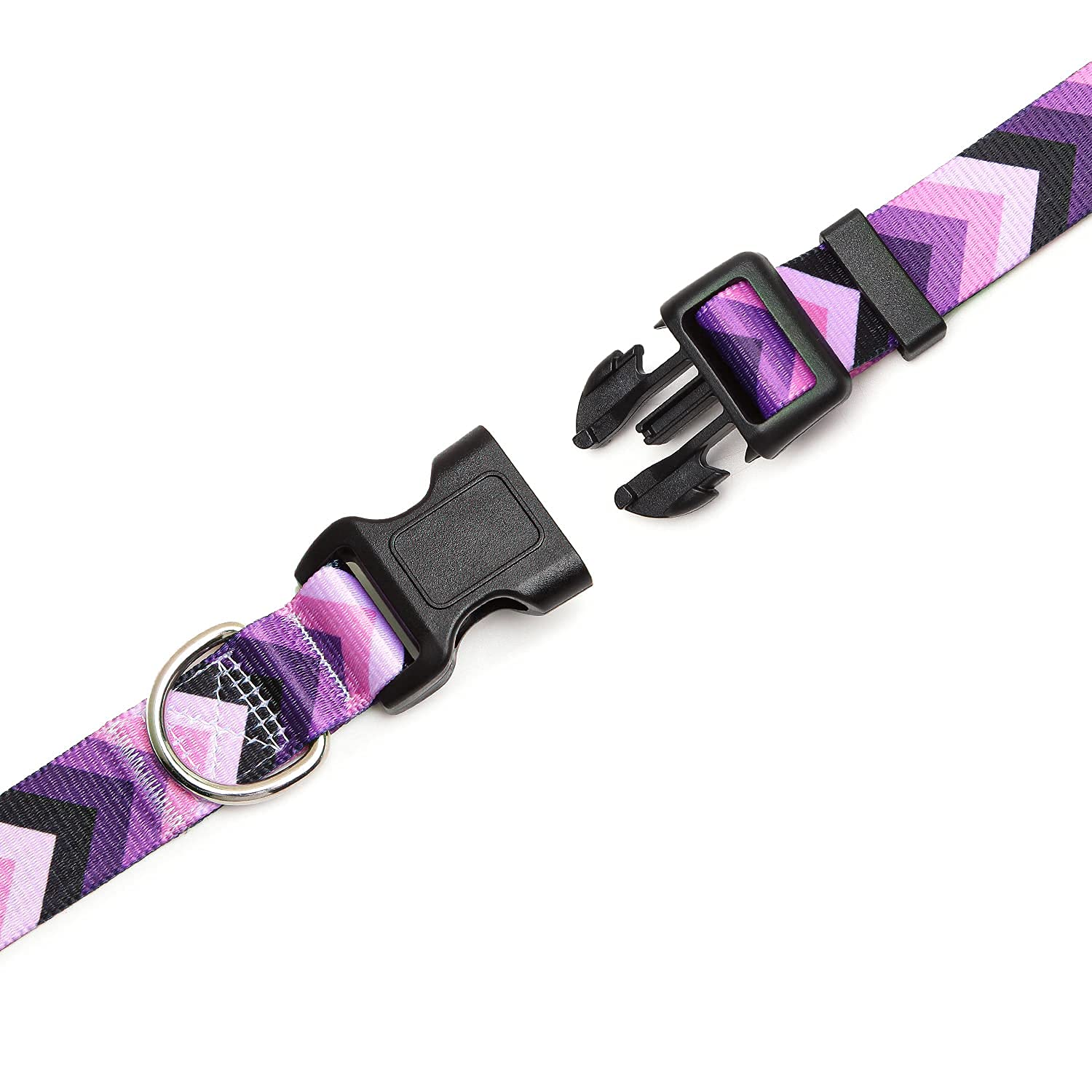Suredoo Adjustable Dog Collar With Patterns, Ultra Comfy Soft Nylon Breathable Pet Collar For Small Medium Large Dogs (L, Arrow)
