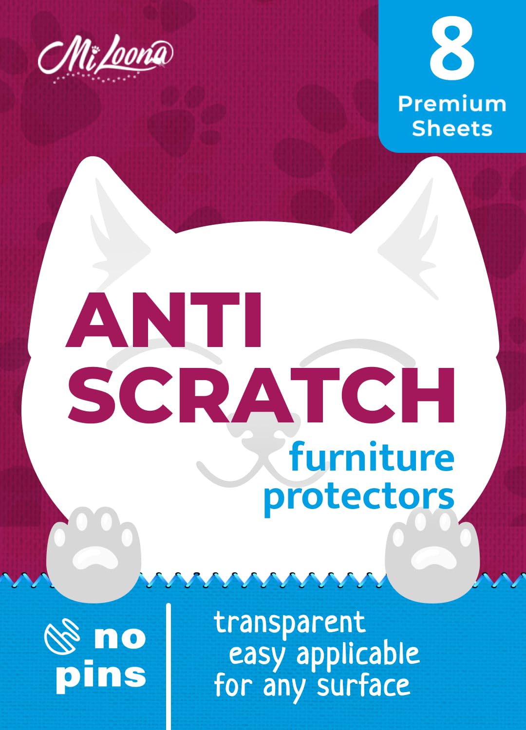 Cat Anti Scratch Furniture/Couch Protector From Cats Scratching - Couch Scratch Protector - Cat Training Tape - Scratch Guard