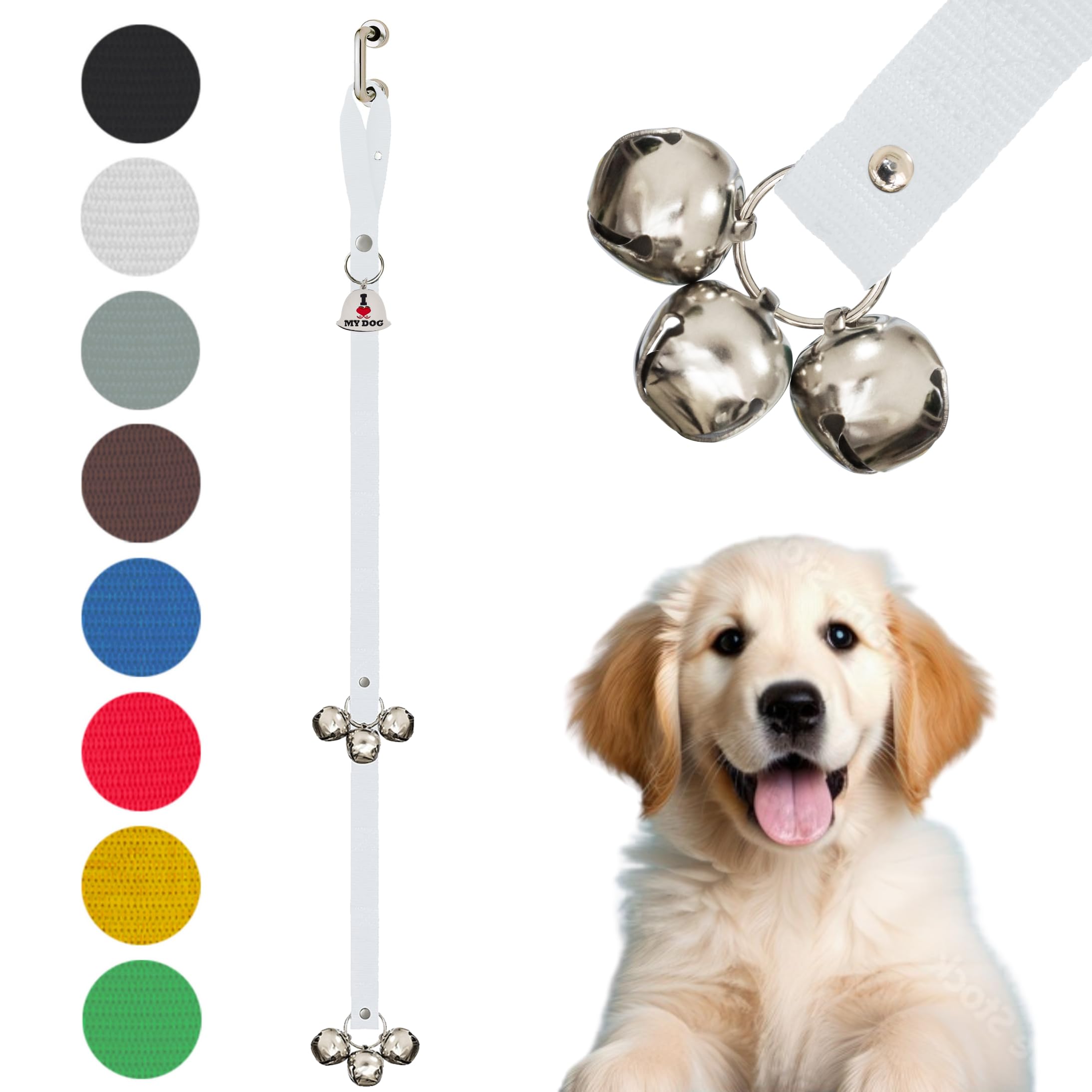 Caldwell'S Pet Supply Co. Dog Potty Bells, Dog Door Bell, Bells To Go Outside, Potty Training Bell, Dogs Doorbell, Dogs Potty Do