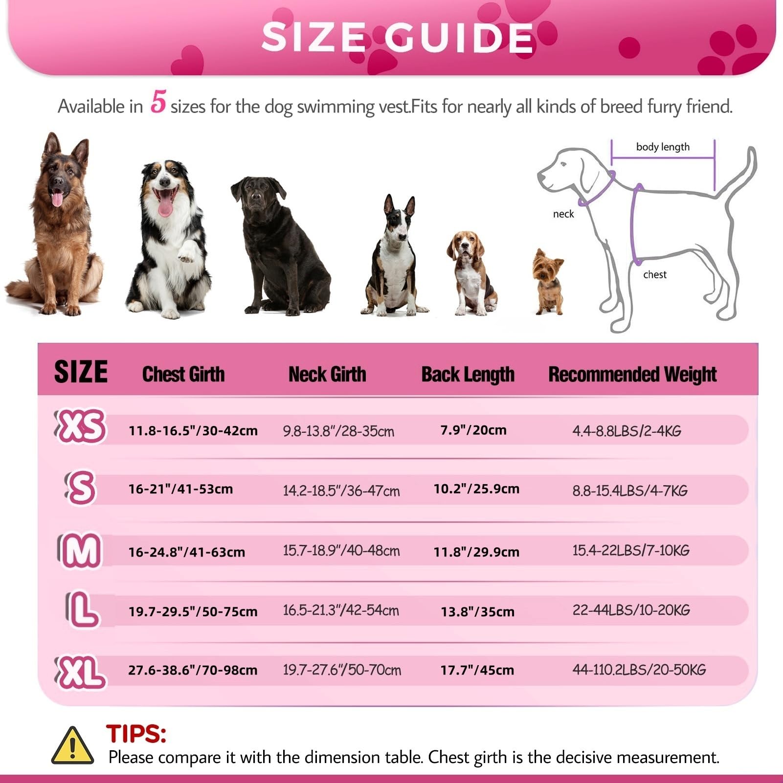 Petdsh Dog Life Jacket Medium, High Flotation Dog Life Vest For Swimming Boating, Reflective Puppy Lifejacket With Superior Buoy