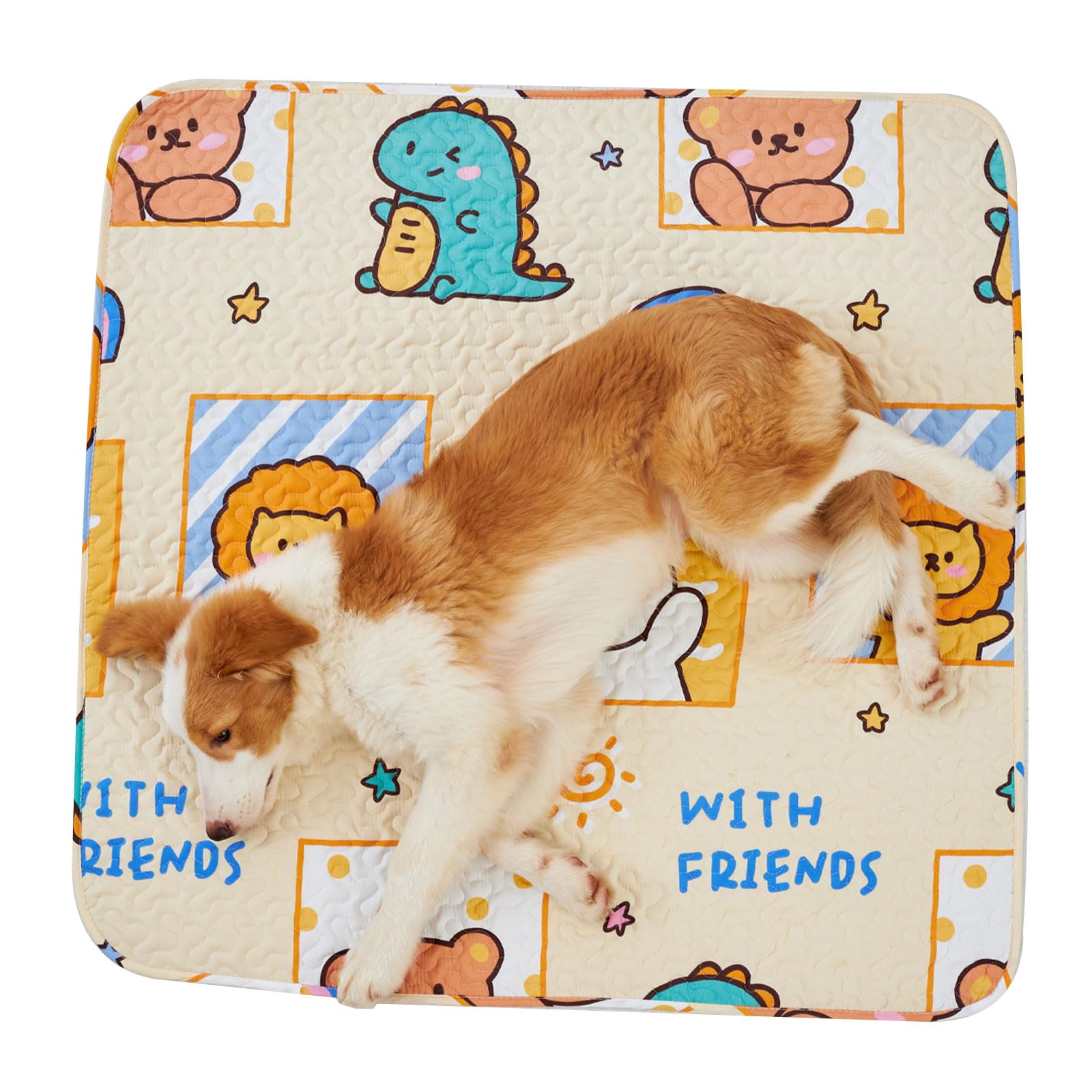 Pjyucien Machine Washable Square Dog Playpen Mat, 36   X 36   , Non-Slip Pet Pen Pee Pad, Suitable For Indoor/Outdoor Puppy Trai