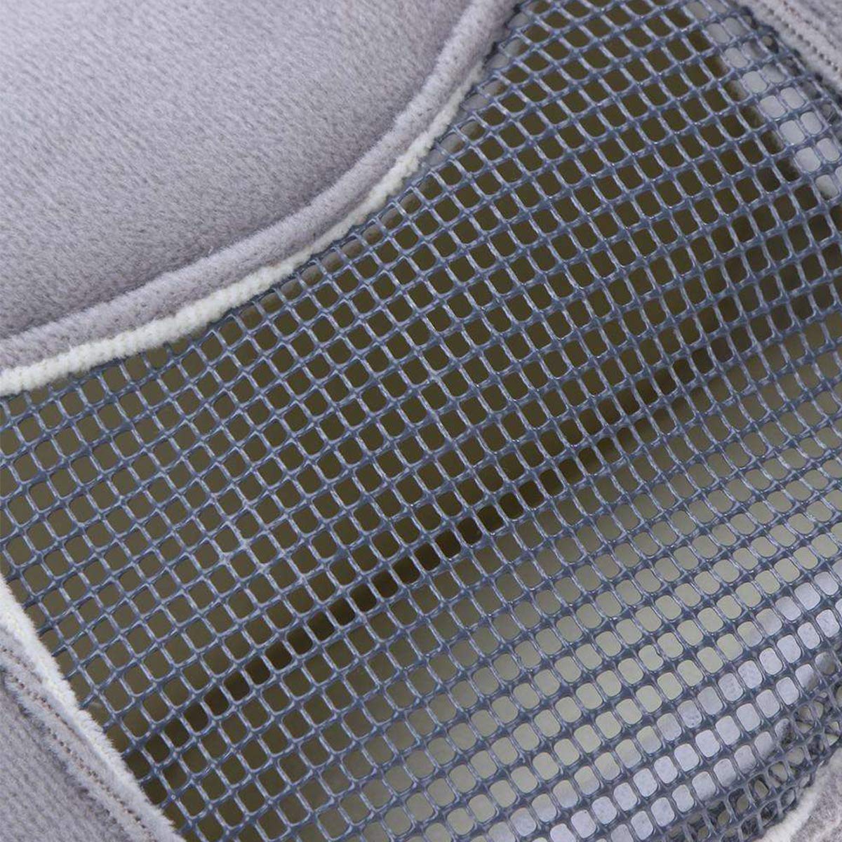 Hamster Carrier Bag Portable Outdoor Travel Handbag With Adjustable Single Shoulder Strap For Hamster Small Pets (Grey)