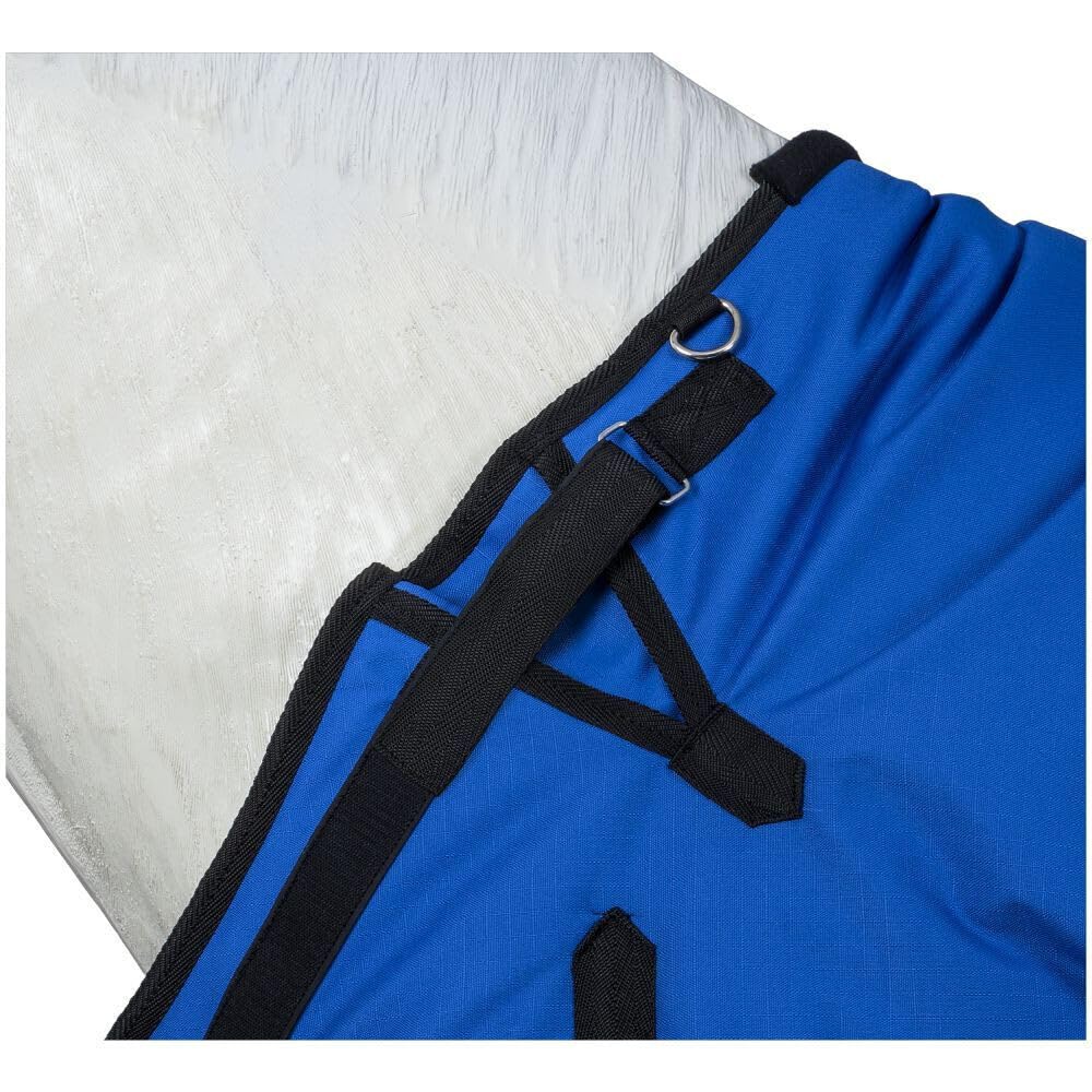 Tough 1 600D Turnout Horse Blanket with Snuggit Neck Royal 66