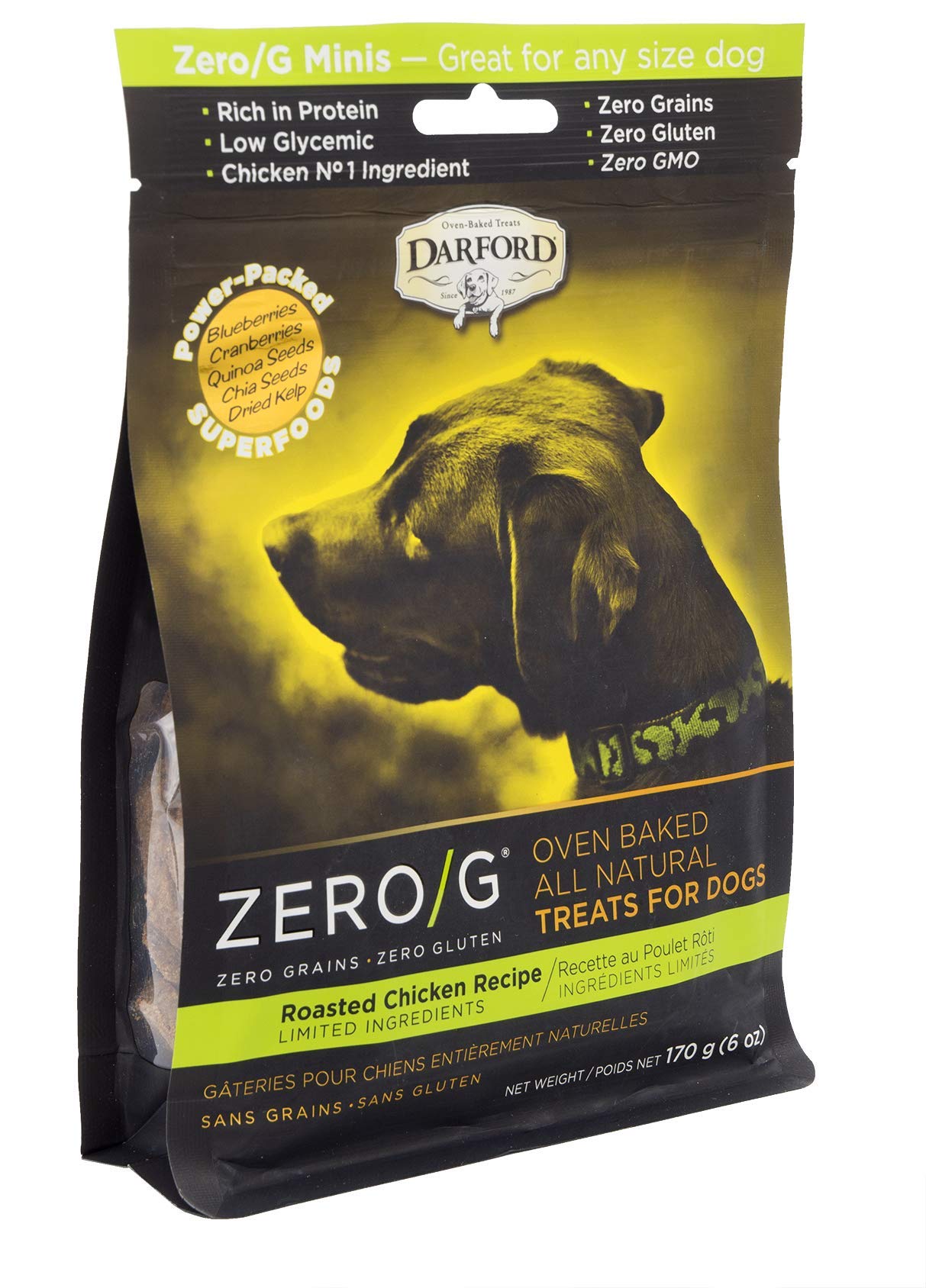 Zero/G Roasted Chicken Recipe Mini Dog Treats 6 oz