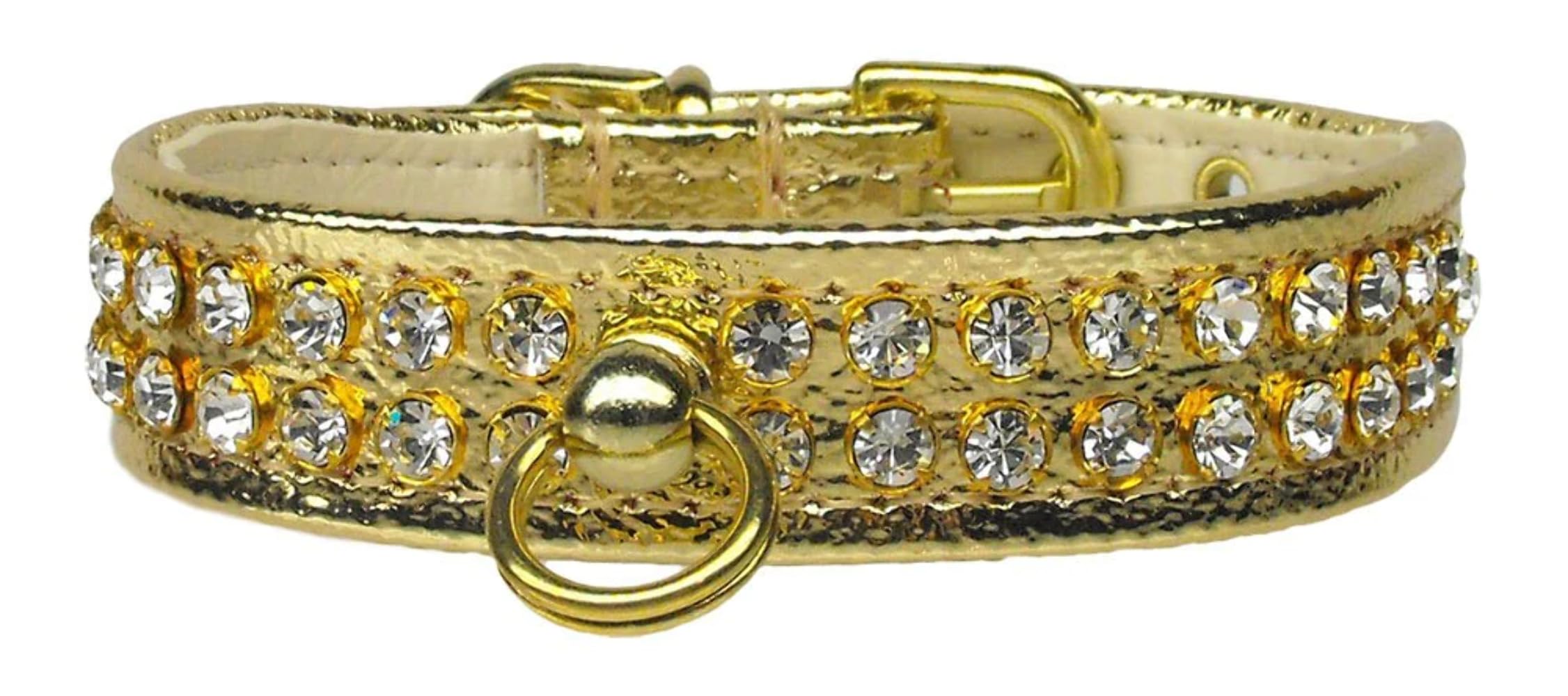 Dog, Puppy & Pet Collar, &quot;#72 Clear Crystal Jewelry Set&quot; Silver 18