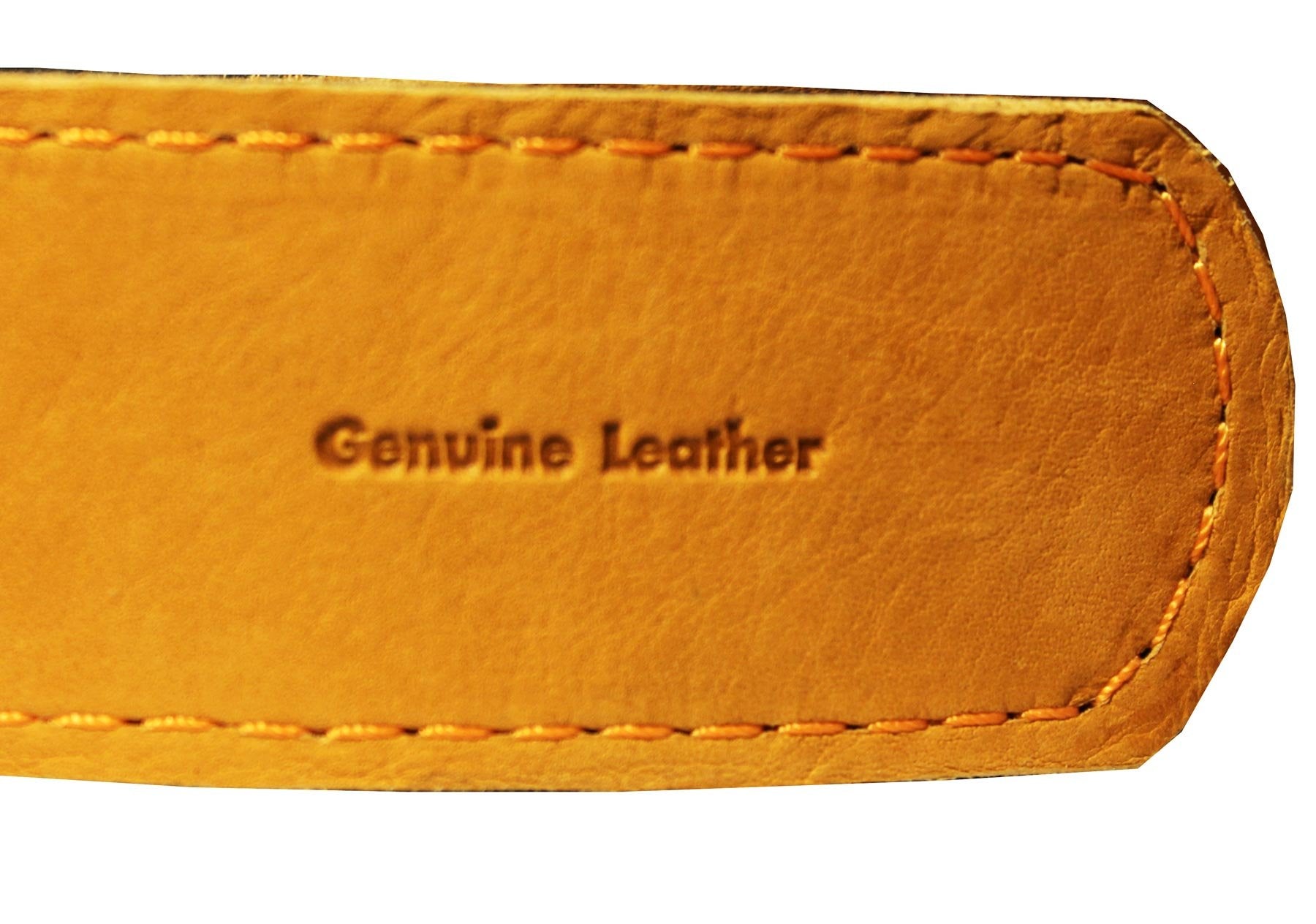 Genuine Leather Collar For Large And Xlarge Dogs 20'-25' Neck Size, 1.5' Wide, Brown.