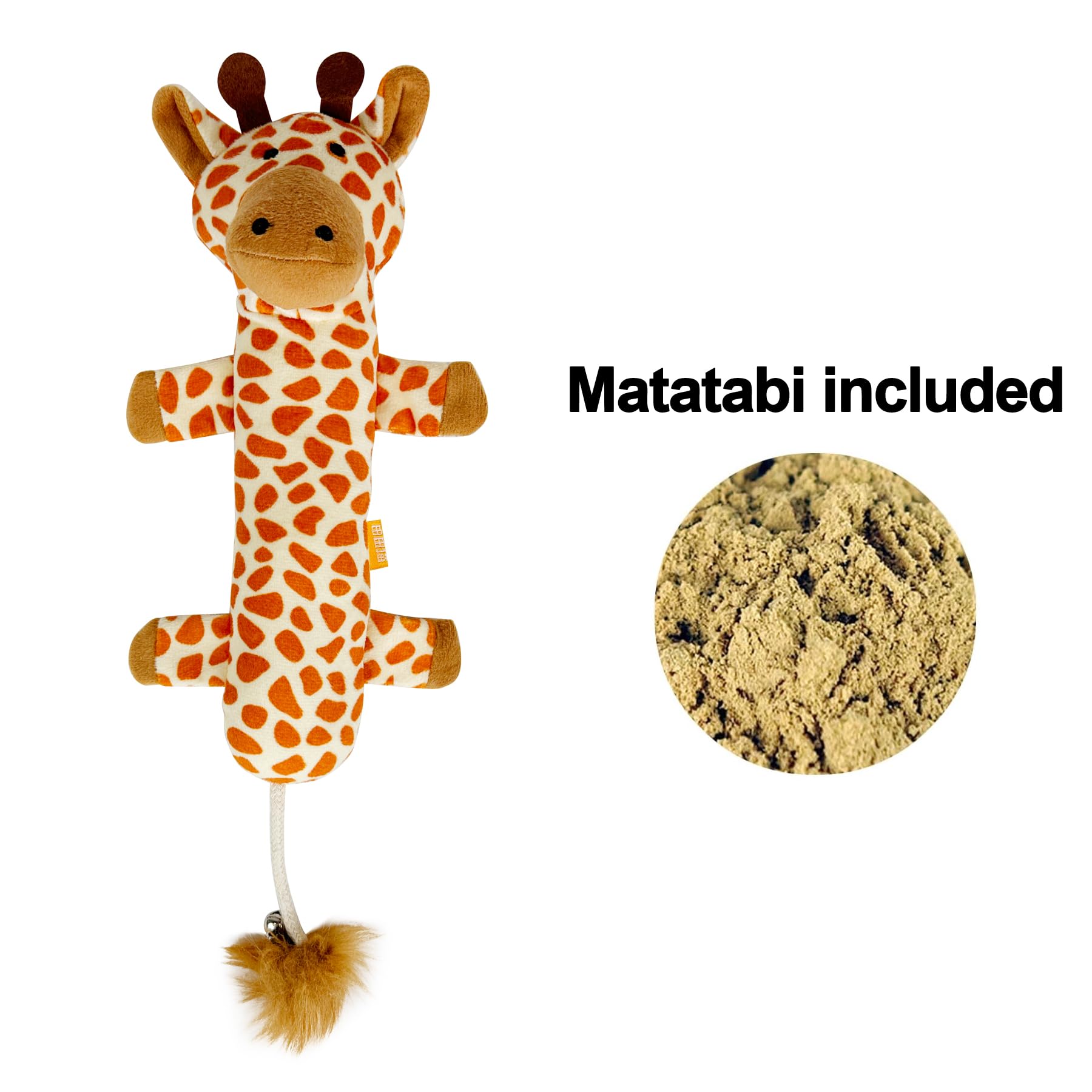 TTcat Catnip Silvervine Matatabi Pillow for Cats & Kittens,Cat Kicker Toy,Crinkle Sound Toy,Large Size Cat Pillow Soothing Plush