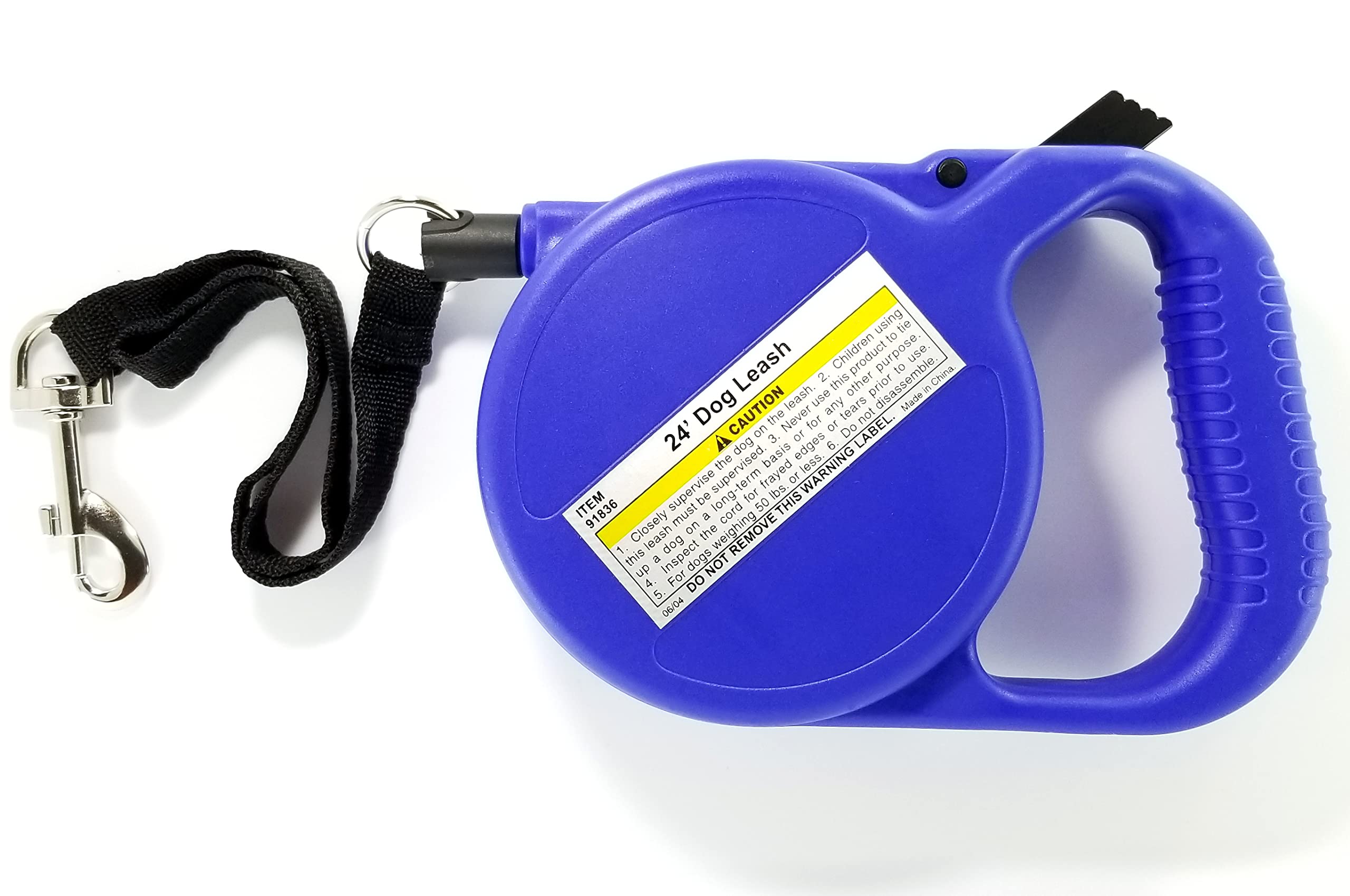 24 Foot Spring Loaded Retractable Reel Dog Leash