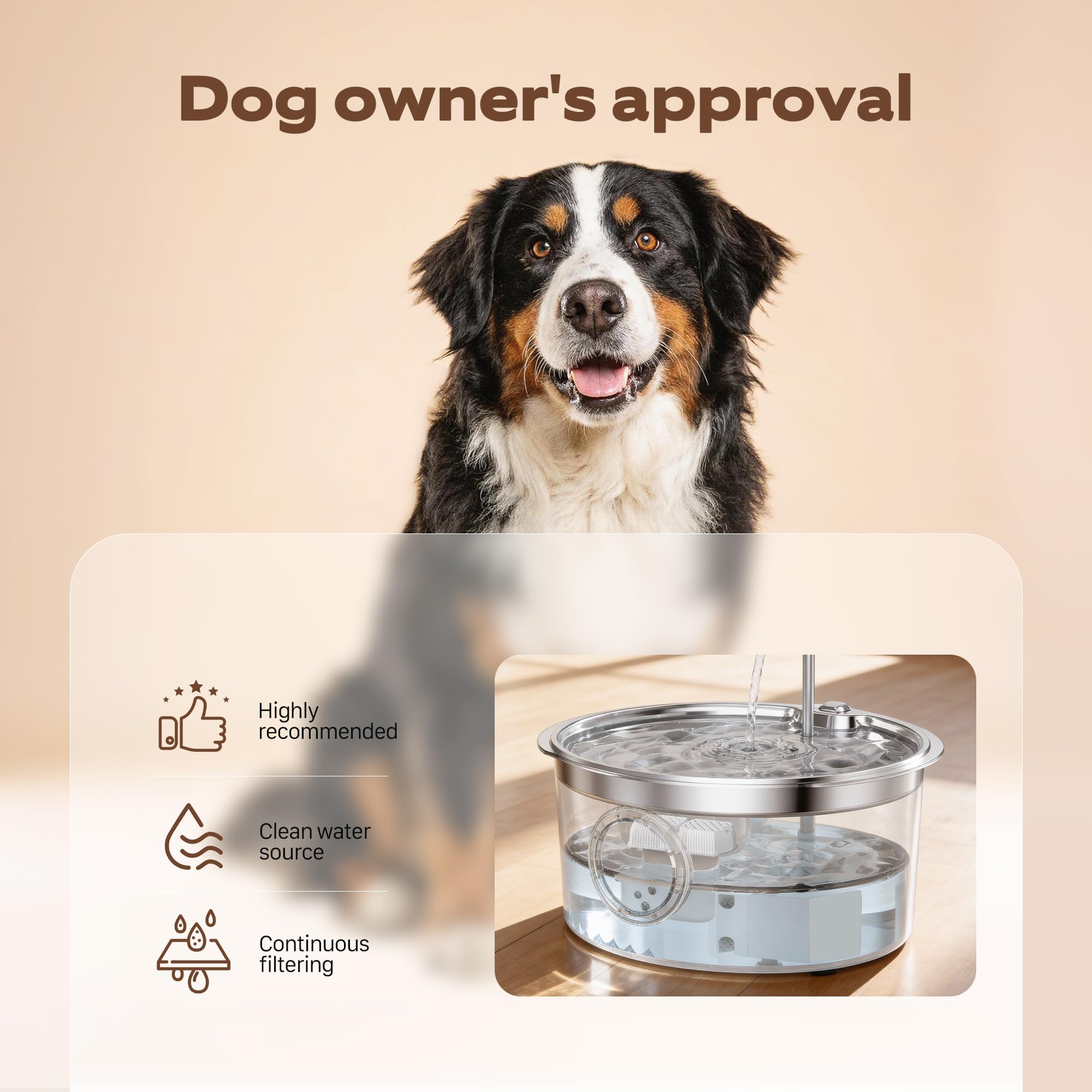 Grookpet Pet Water Fountain Filters: 24 Dog Water Fountain Filters Replacement - Dog Fountain Filters - Including 12 Filters + 1