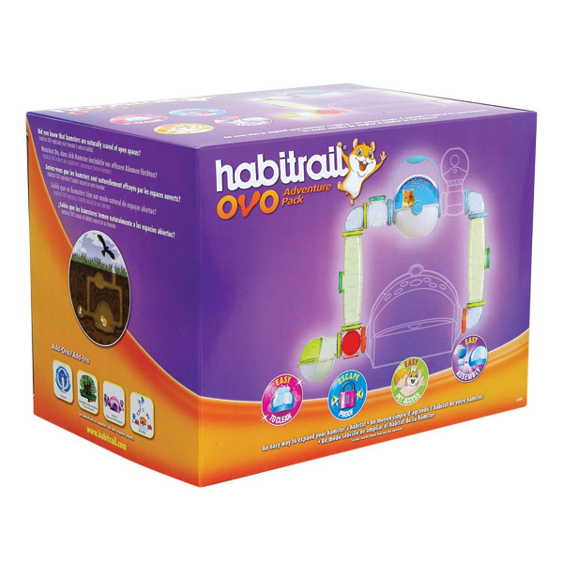 Habitrail Ovo Adventure Pack, Hamster Cage & Accessories, Small Animal Habitat