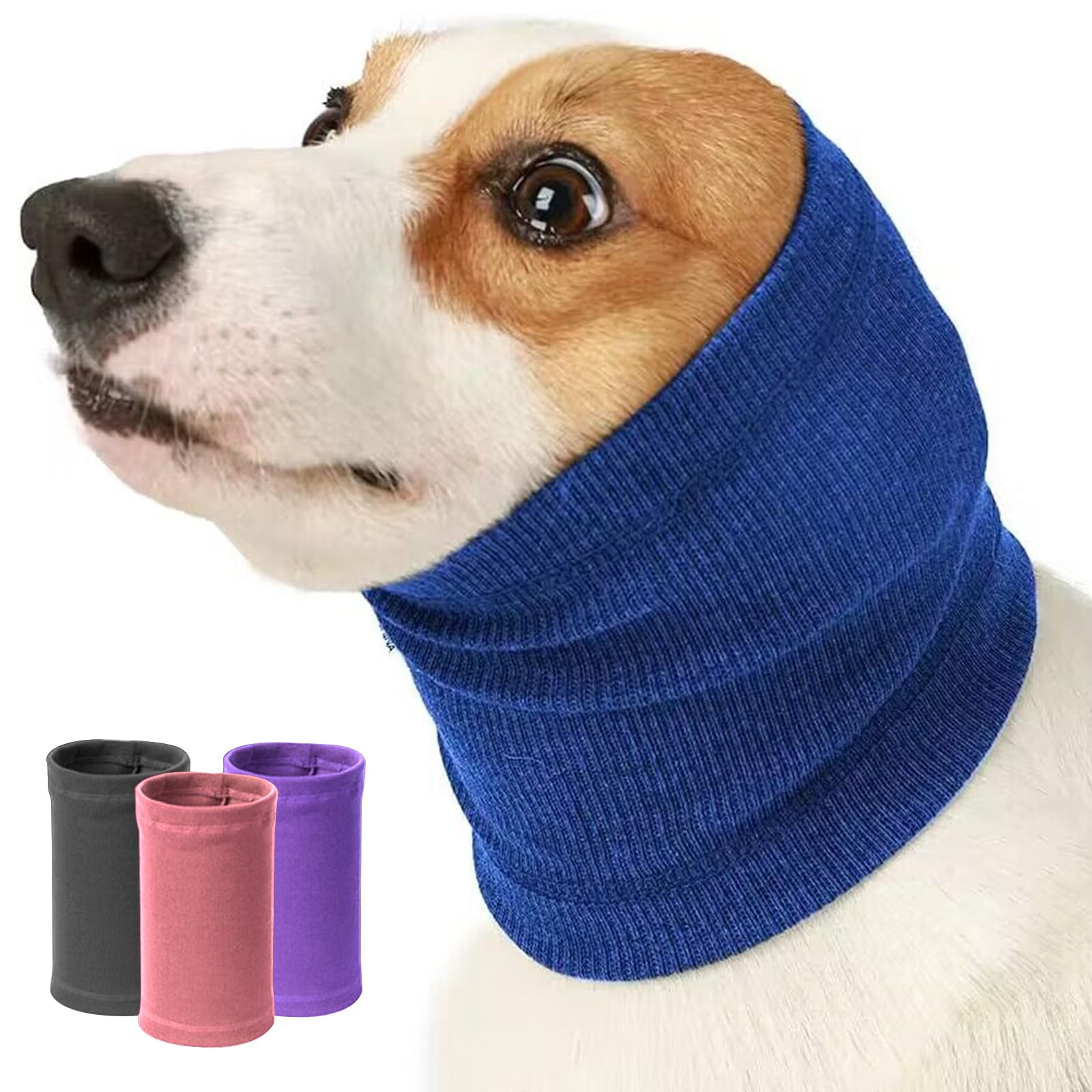 Nanaki Dog Calming Hoodie Quiet Head Cover Sleeves-Ear Covers Hood For Noise Bath, The Grooming And Force Drying Head Protection