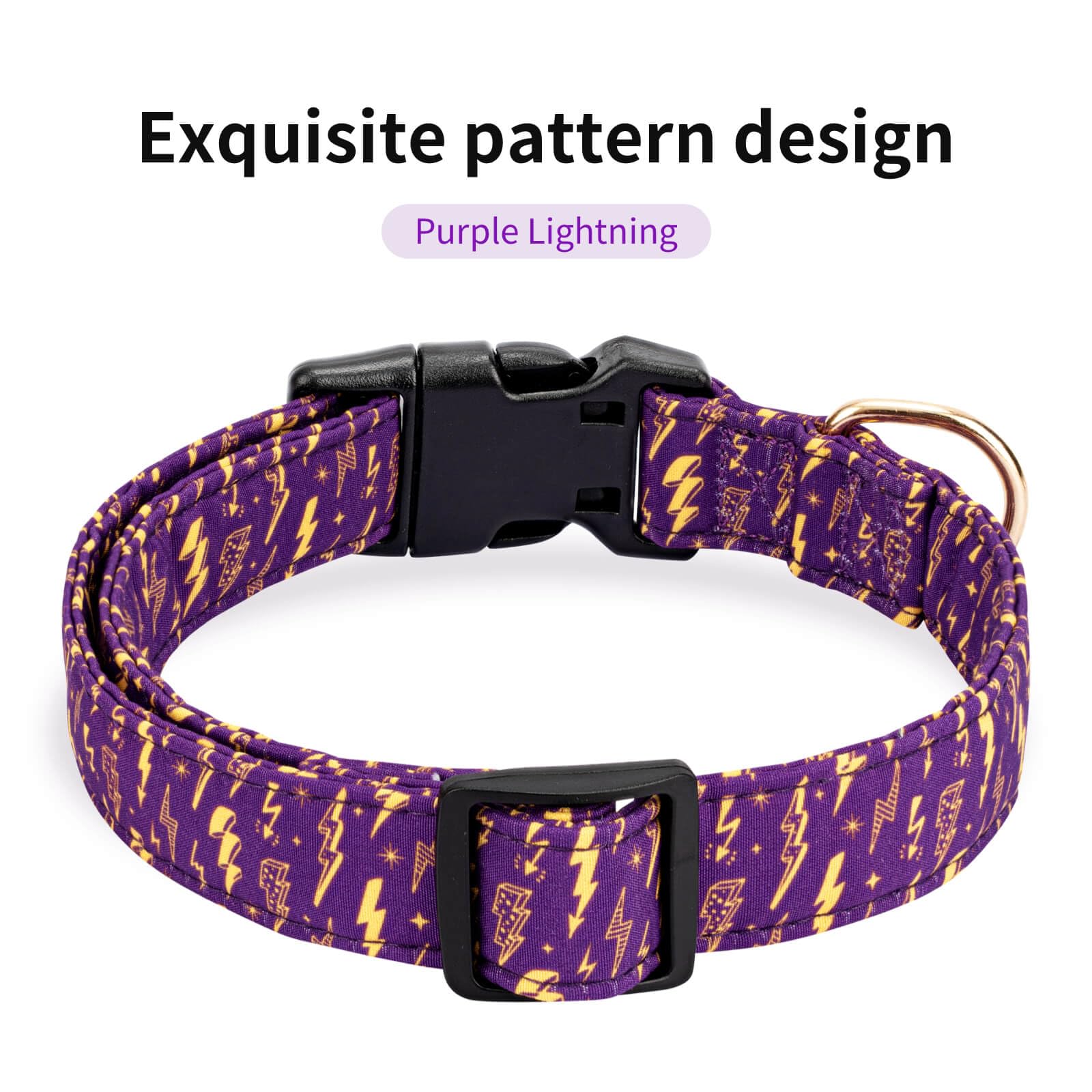 Gelwoo Personalized Dog Collars,Adjustable Puppy Collars With Safety Buckle For Small Medium Large Dogs,Cute And Unique Pink Che