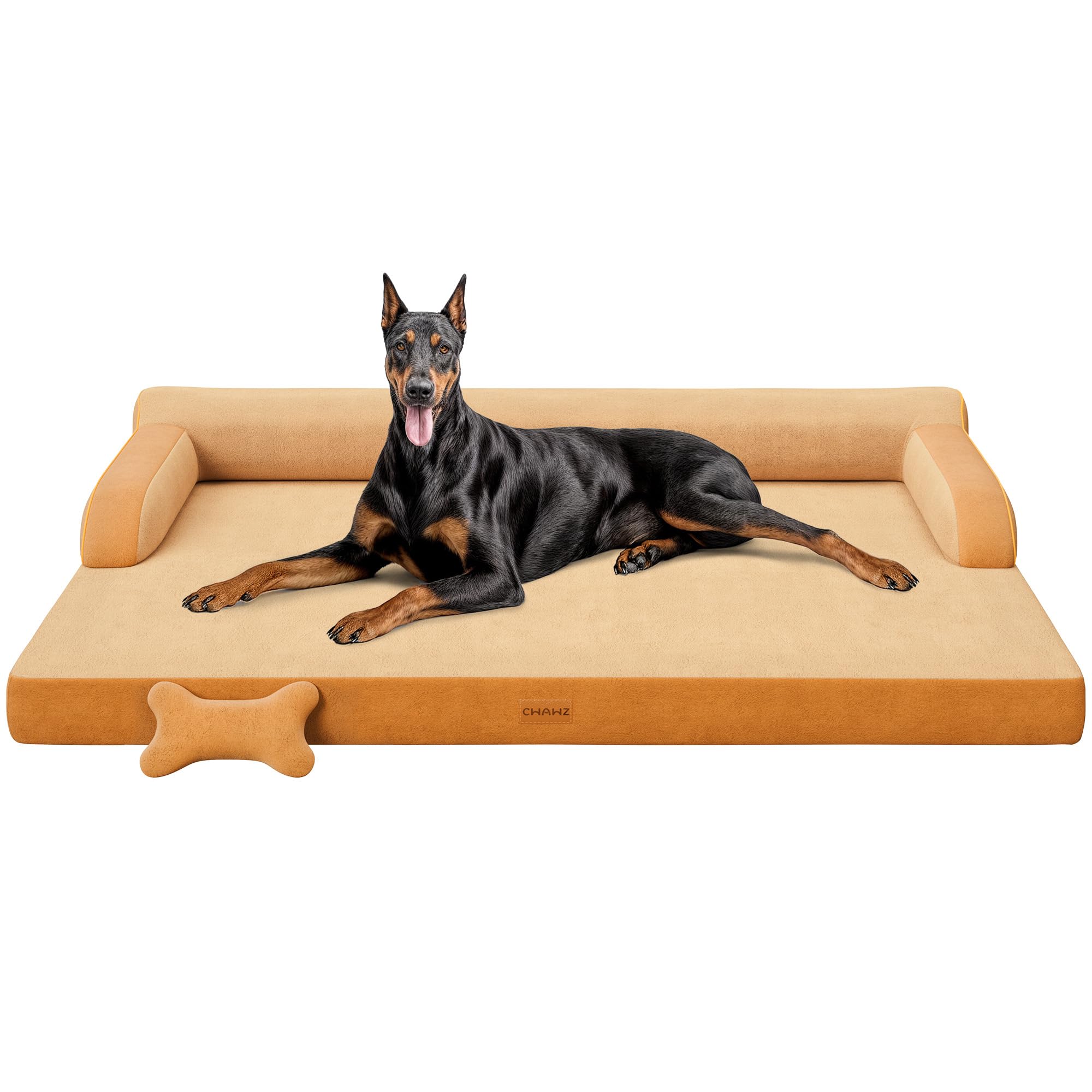 CWAWZ XXL Orthopedic Dog Bed, Big Dog Bed for Large Dogs, DualSided Pet Cooling Beds with Memory Foam Washable Cover Nonslip Bo