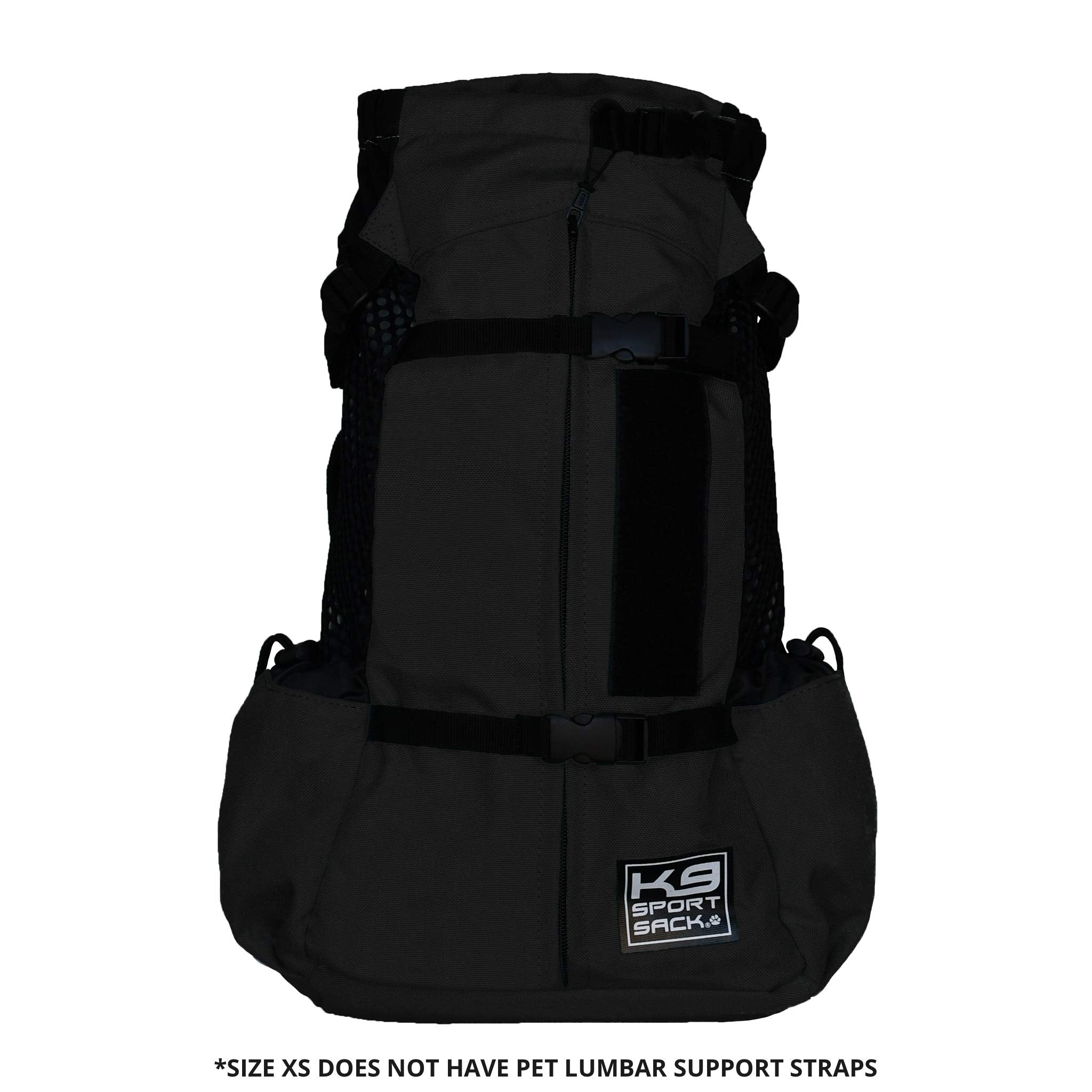 K9 Sport Sack | Dog Carrier Adjustable Backpack (Large, Air 2 - Jet Black)