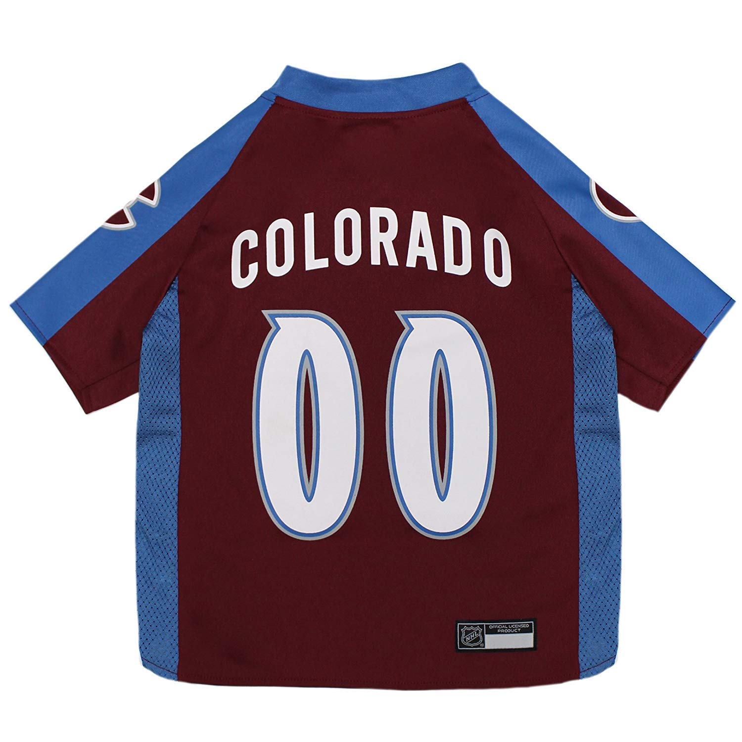 Pets First NHL Colorado Avalanche Jersey for Dogs & Cats, Small. - Let Your Pet Be A Real NHL Fan!