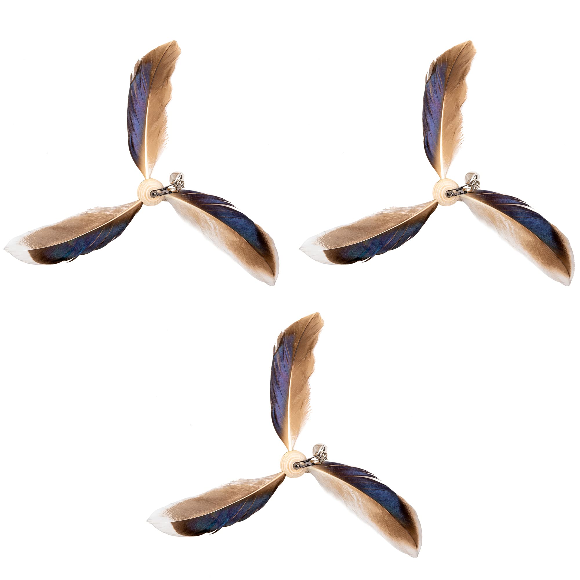 Jxfukal Cat Wand Toys, Interactive Cat Teaser With 3 Feather Refills, 29'' Flexible Steel Wire, Sturdy Wood Handle & Bell For In