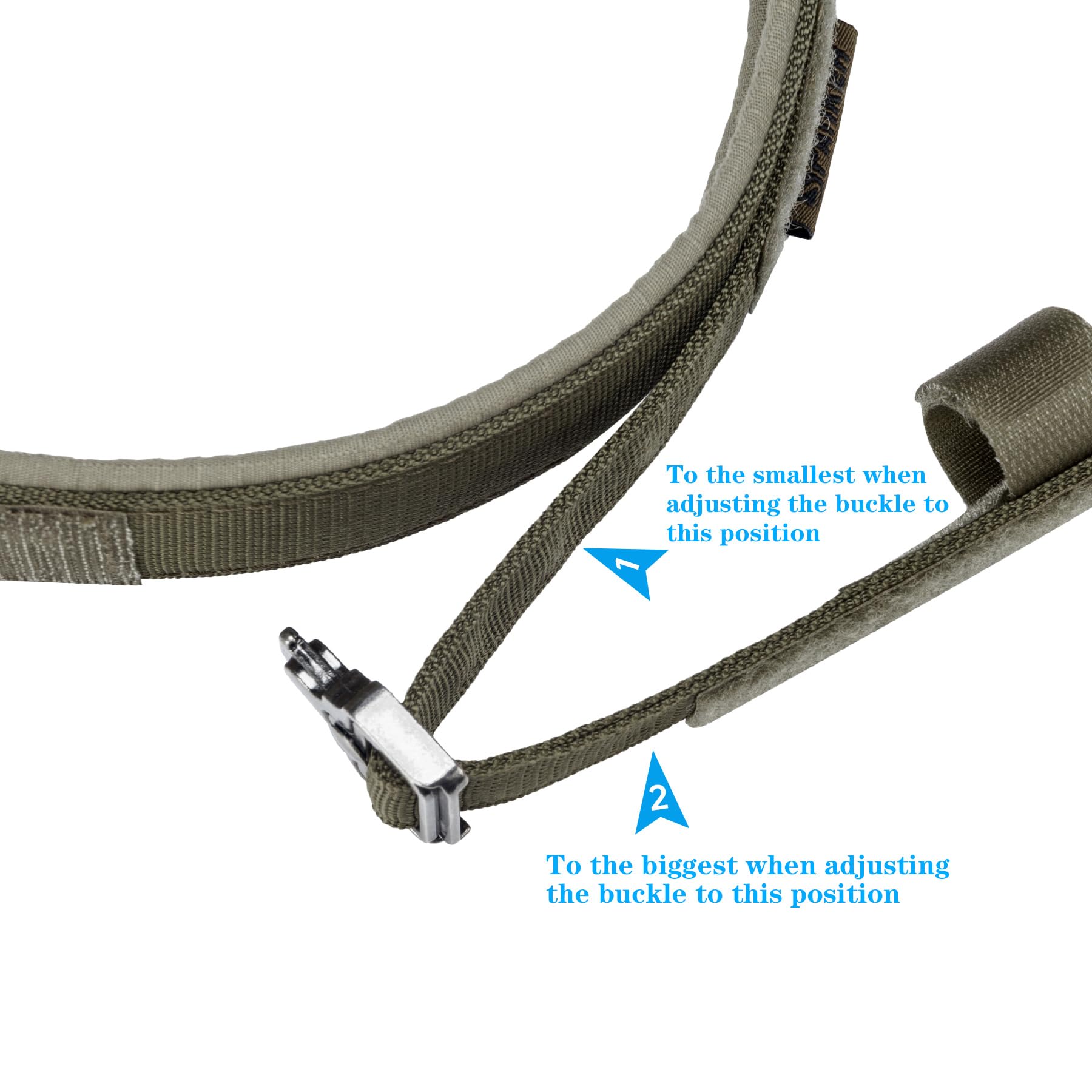 EXCELLENT ELITE SPANKER Tactical Dog Collar Nylon Adjustable Training Collar Military Dog Collar Heavy Duty Metal Buckle with Co