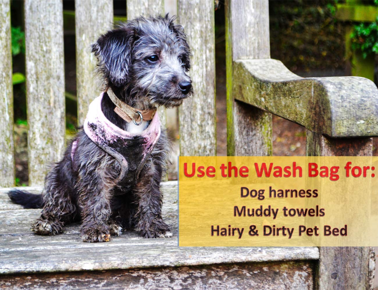 Pet Laundry Bag | Stops Pet Hair Blocking The Washing Machine | Jumbo Size Wash Bag Ideal For Dog Cat Horse Guinea Pig | Hair Remover Safely