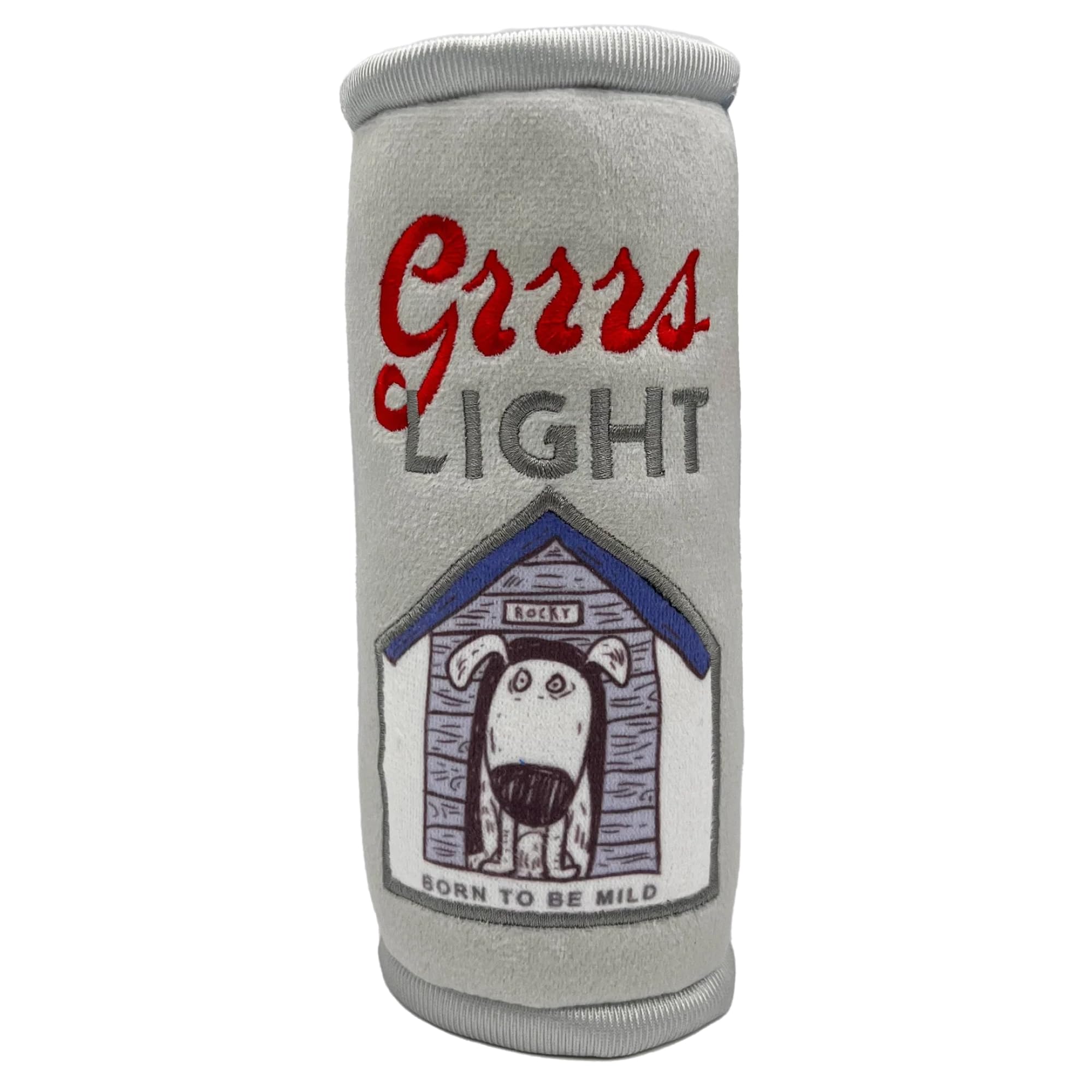Huxley & Kent For Dogs - Grrrs Light (Large) - Power Plush Funny Dog Toy With Squeaker - Fun, Durable, And Safe - H&K Squeaky