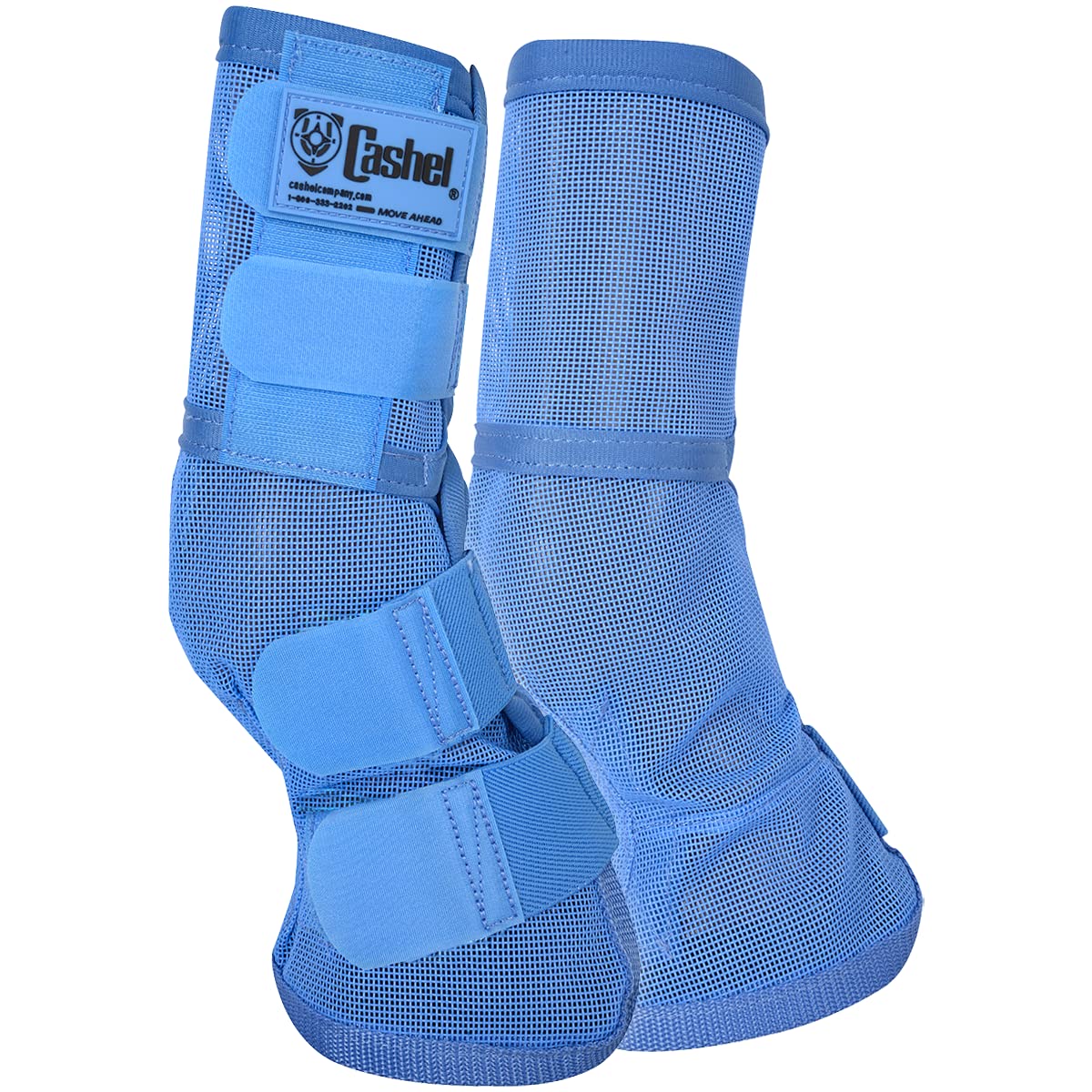 Cashel Crusader Horse Fly Leg Guards Warmblood Blue