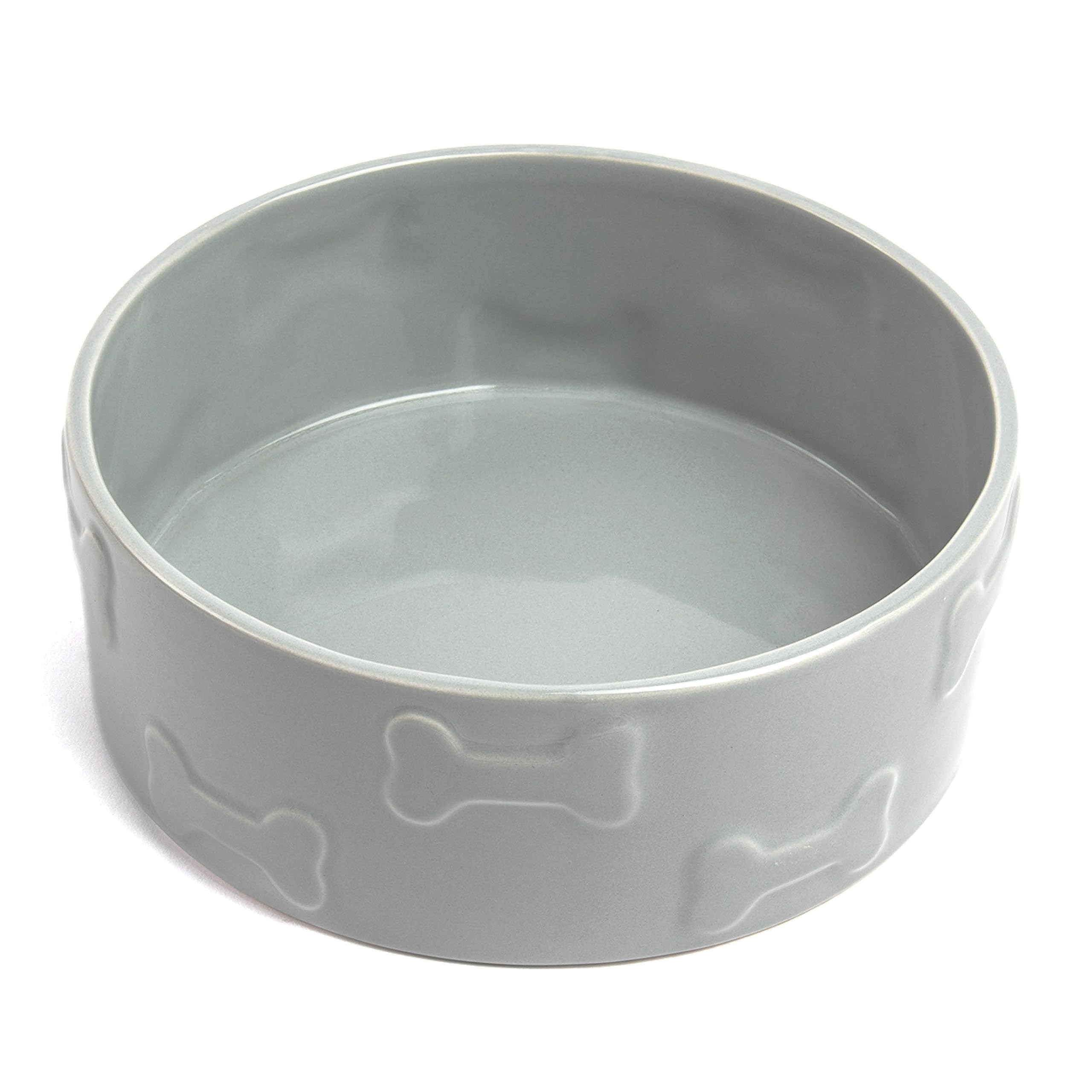 Park Life Designs Pet Bowl | Manor (Medium, Grey)