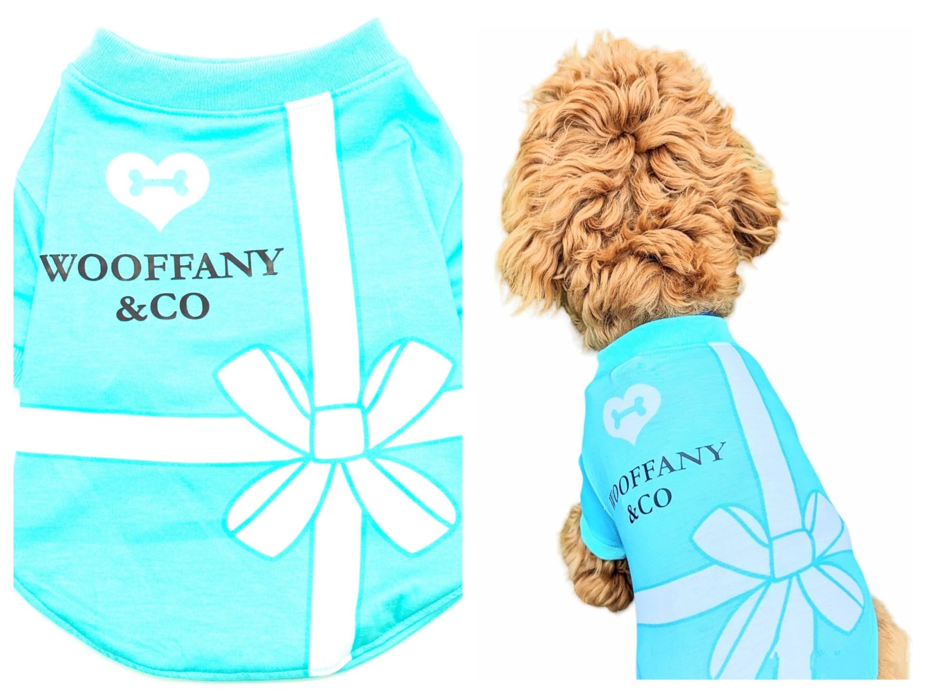 Dog T-Shirt Tee Clothes Vest Lightweight Stretchy Soft Cool Breathable Puppy (Blue, Small)