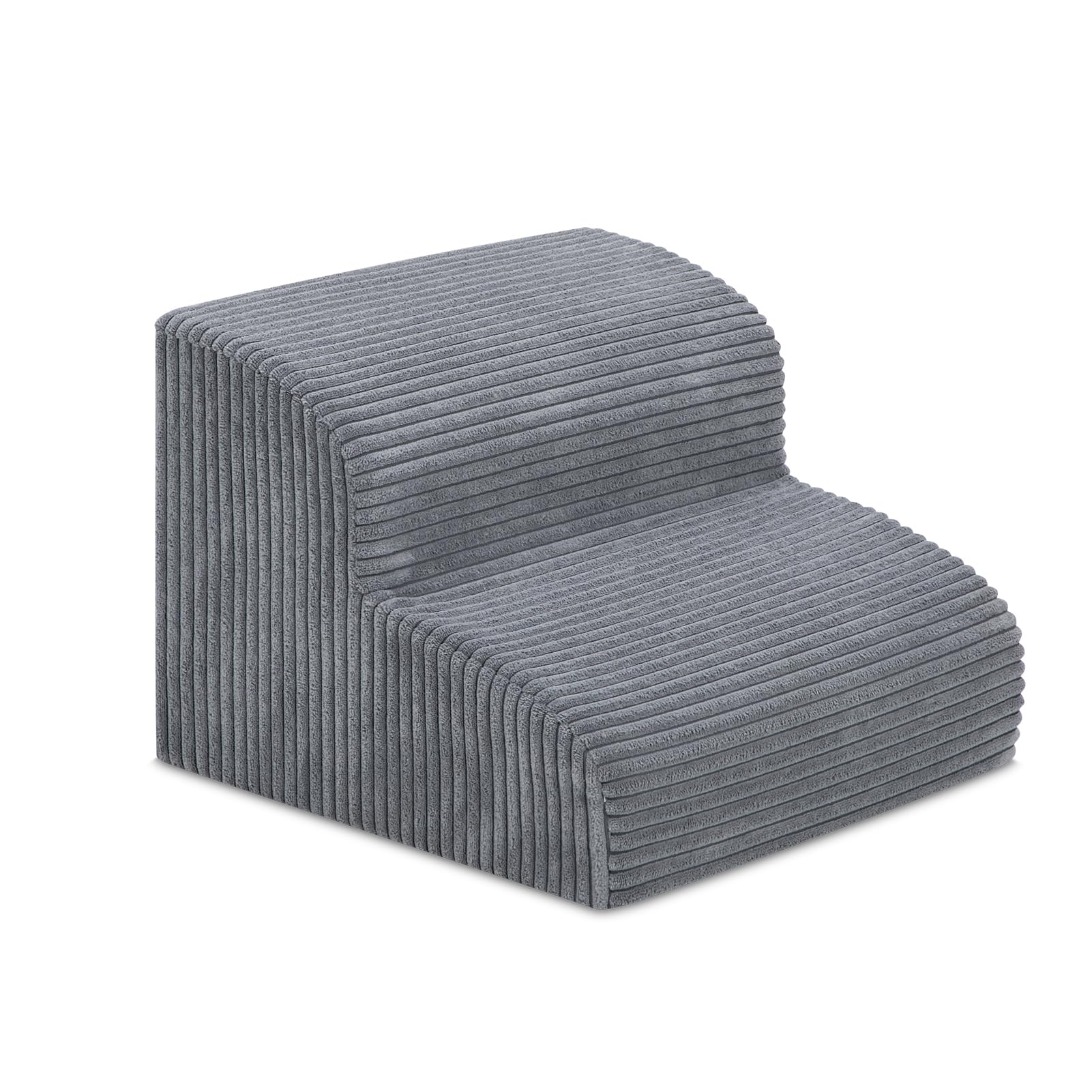 Mesa Lemon Dog Stairs & Steps For High Beds, 2 Steps High Density Foam Waterproof Dog Ramp For Small Dogs And Cats, Pet Stairs W