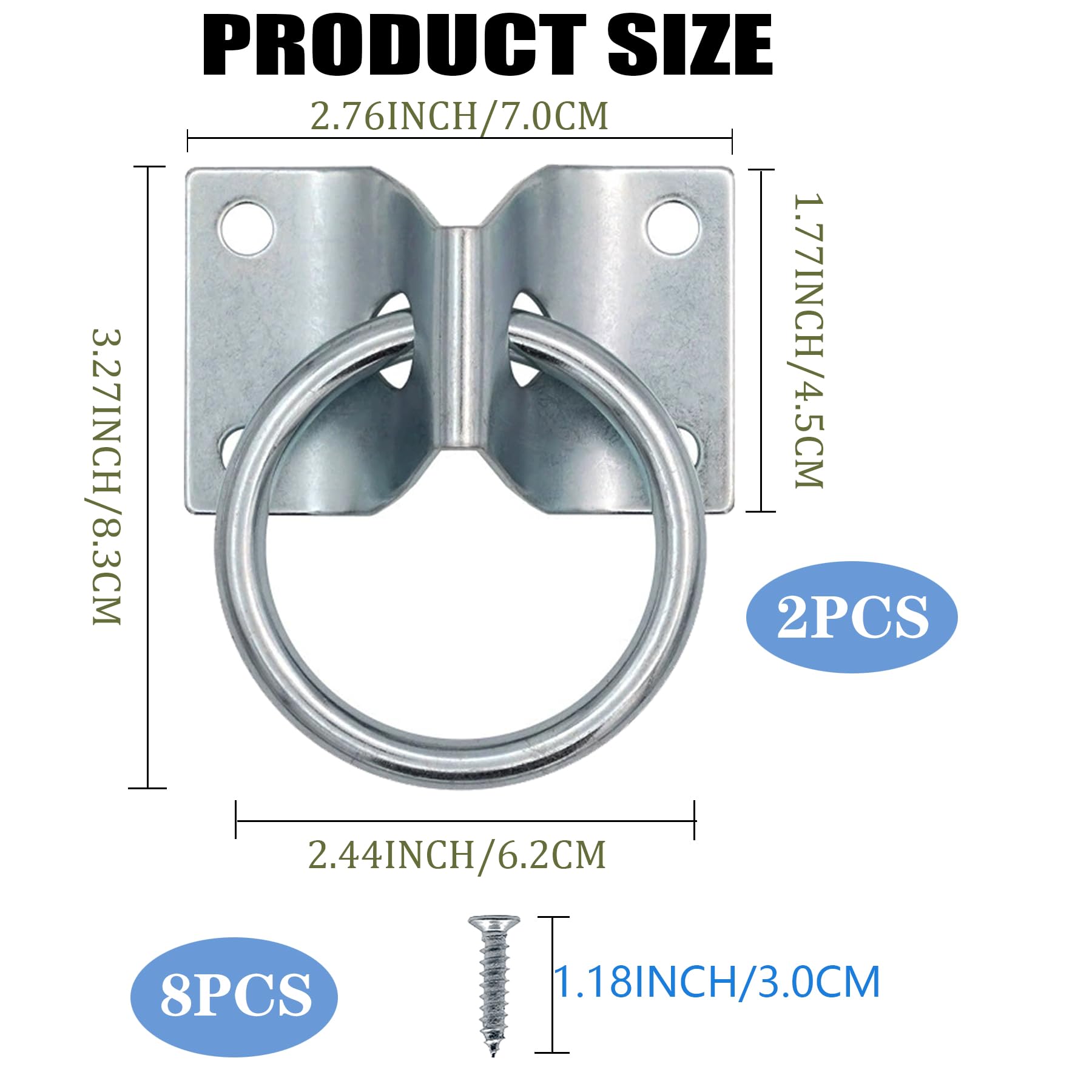 Gaitwin Nylon Cross Tie Rings For Horse, Adjustable Trailer Tie With Hitching Block Tie Ring For Horse Barn Haulage With Panic S