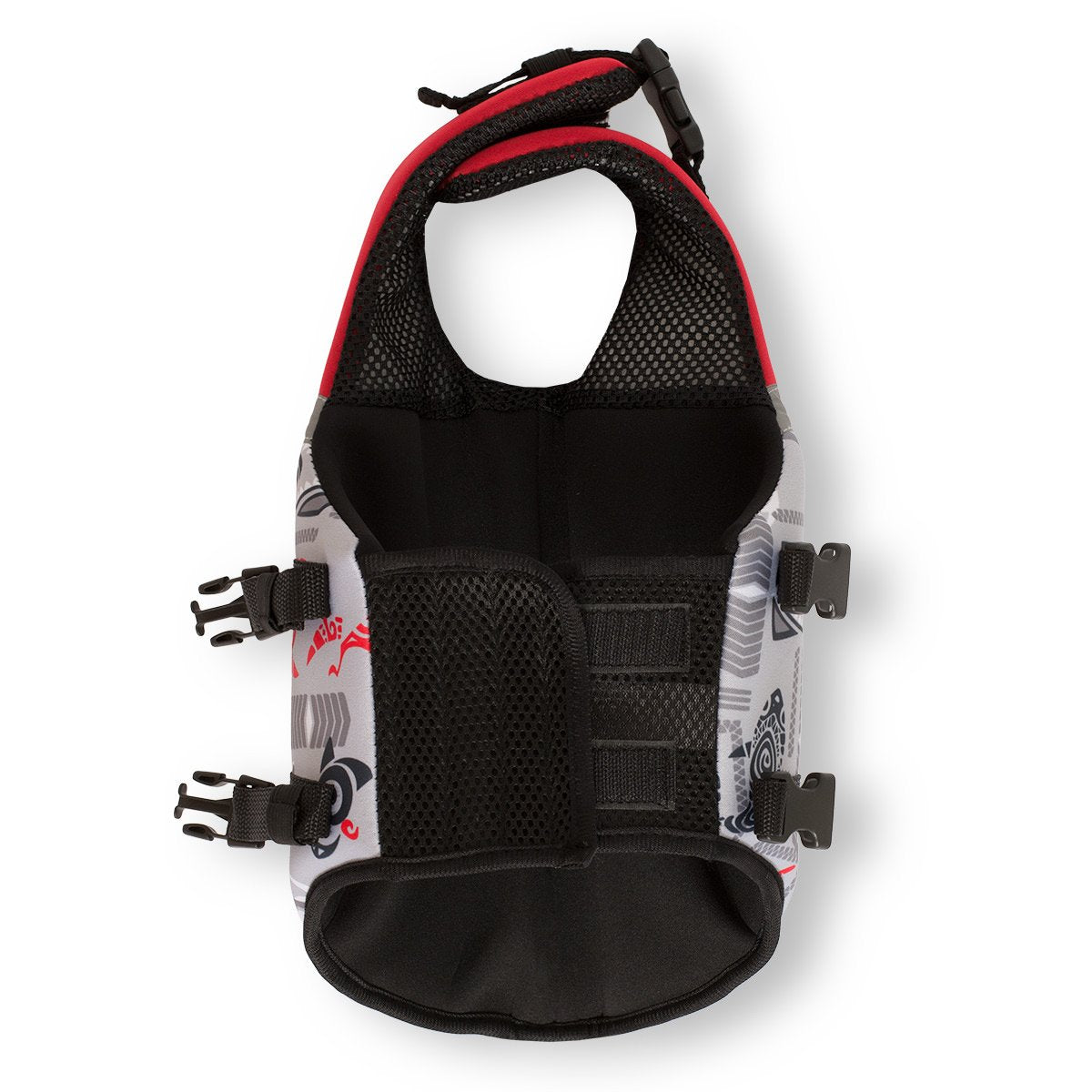 PlayaPup Dog Life Jacket, Tribal Shark Falcon, XX-Small