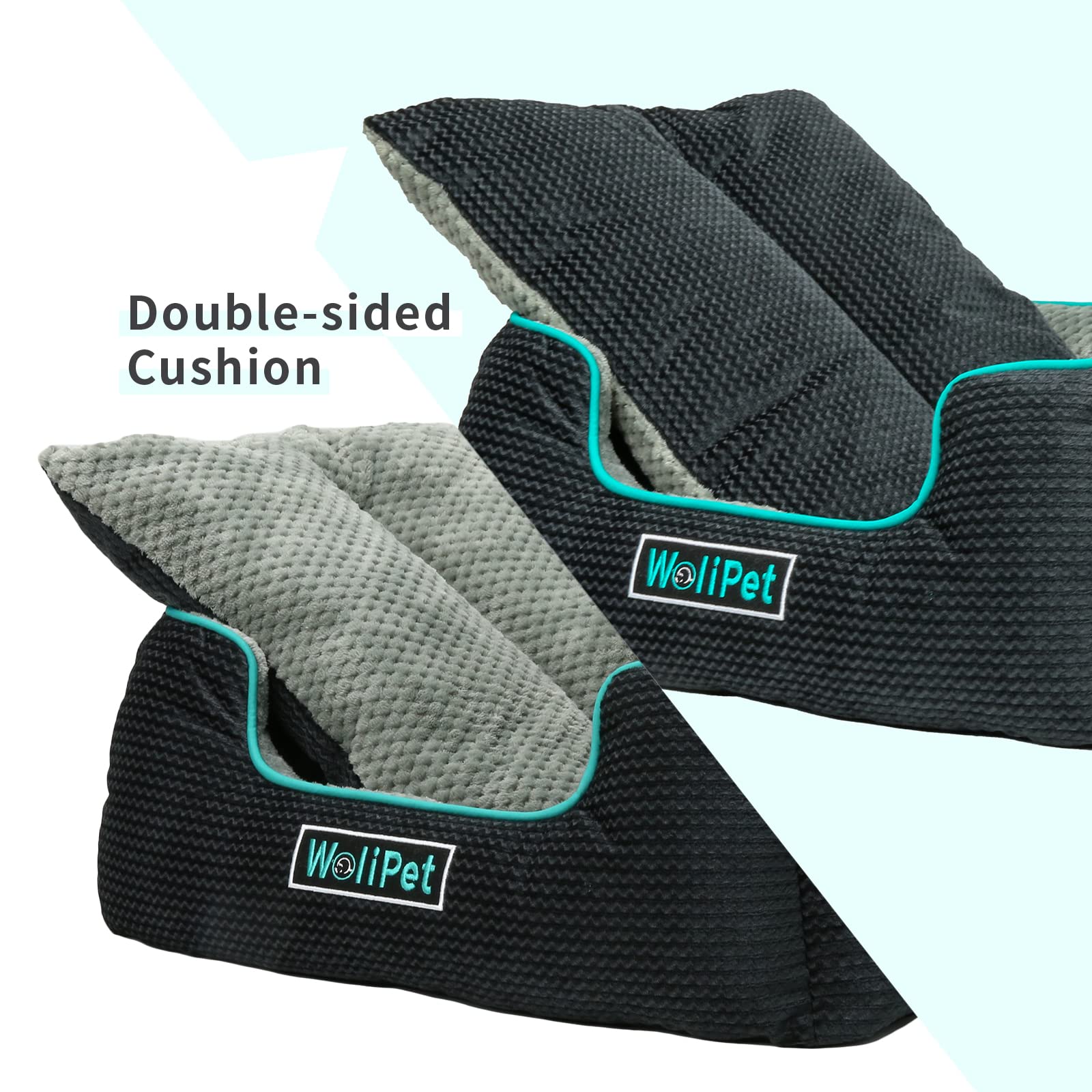 Wolipet Rectangular Dog Bed Pet Sofa Bed For Small And Medium-Sized Cats And Dogs Machine Washable Pet Bed Anti-Slip Bottom(25