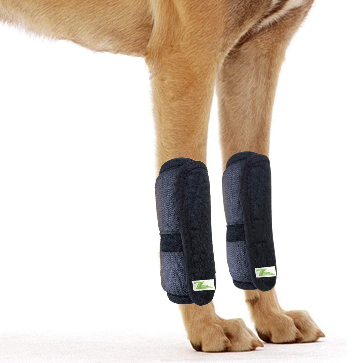 Dog Leg Brace One Pair Heals Hock Joint Wrap Sleeve for Front Legs(S/Front)