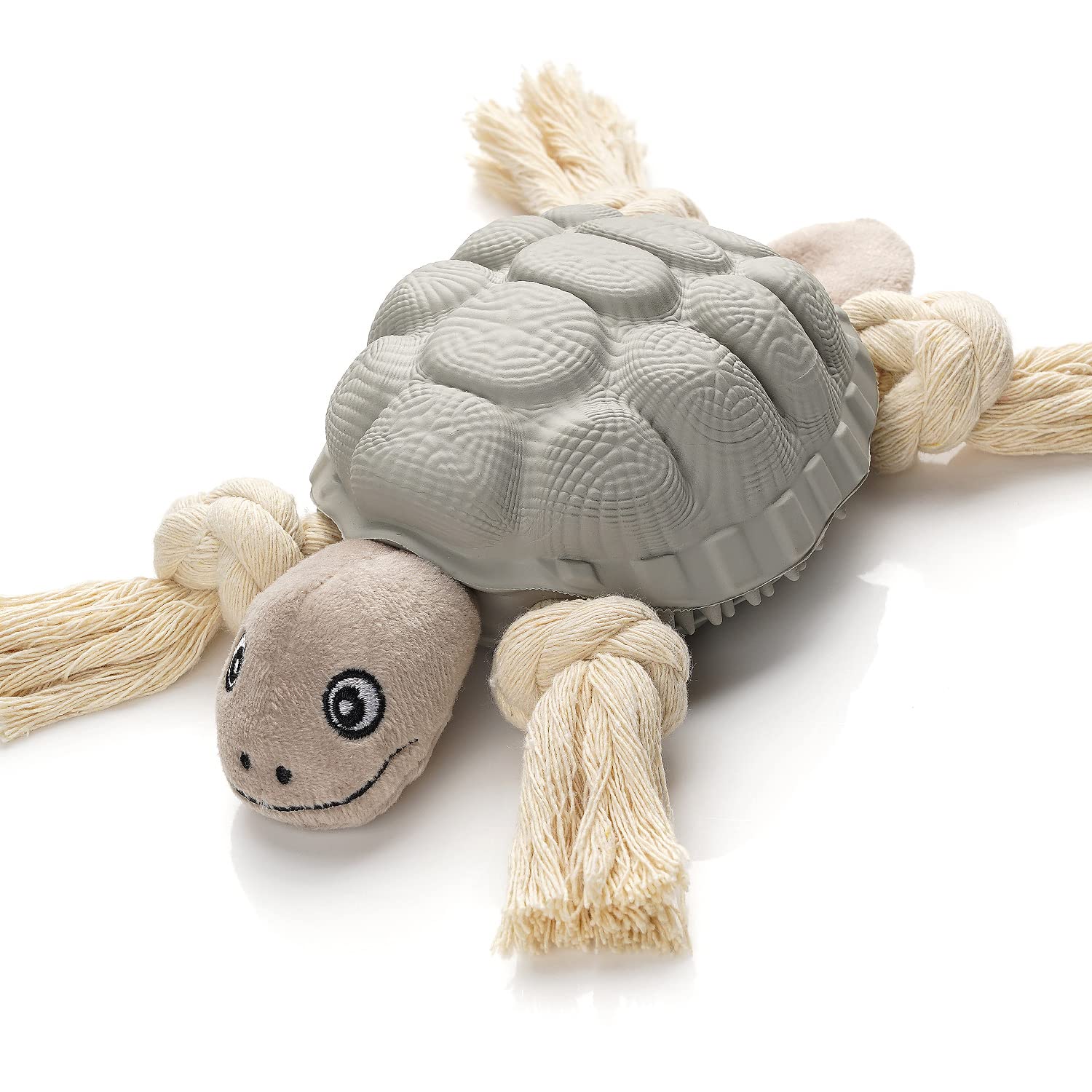 Sedioso Dog Toy Large Breed, Dog Rubber Turtle Toy, Dog Treat Dispensing Toy, Dog Squeaky Toy, Aggressive Dog Chew Toy for Middl