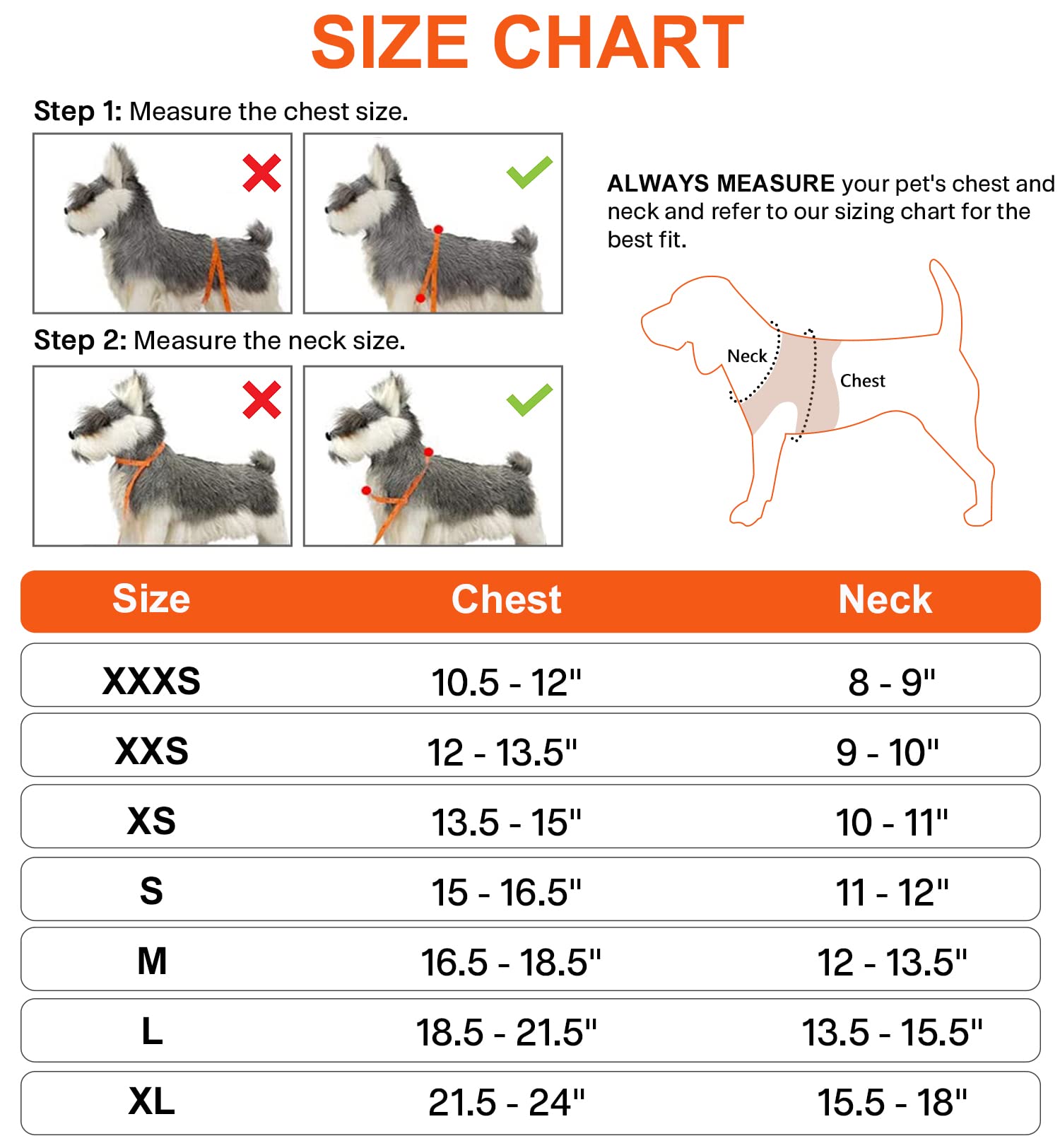 Joytale Step In Dog Harness,12 Colors,Breathable Mesh Vest Harness,Reflective Soft Padded Harnesses For Small And Medium Dogs,Orange,M