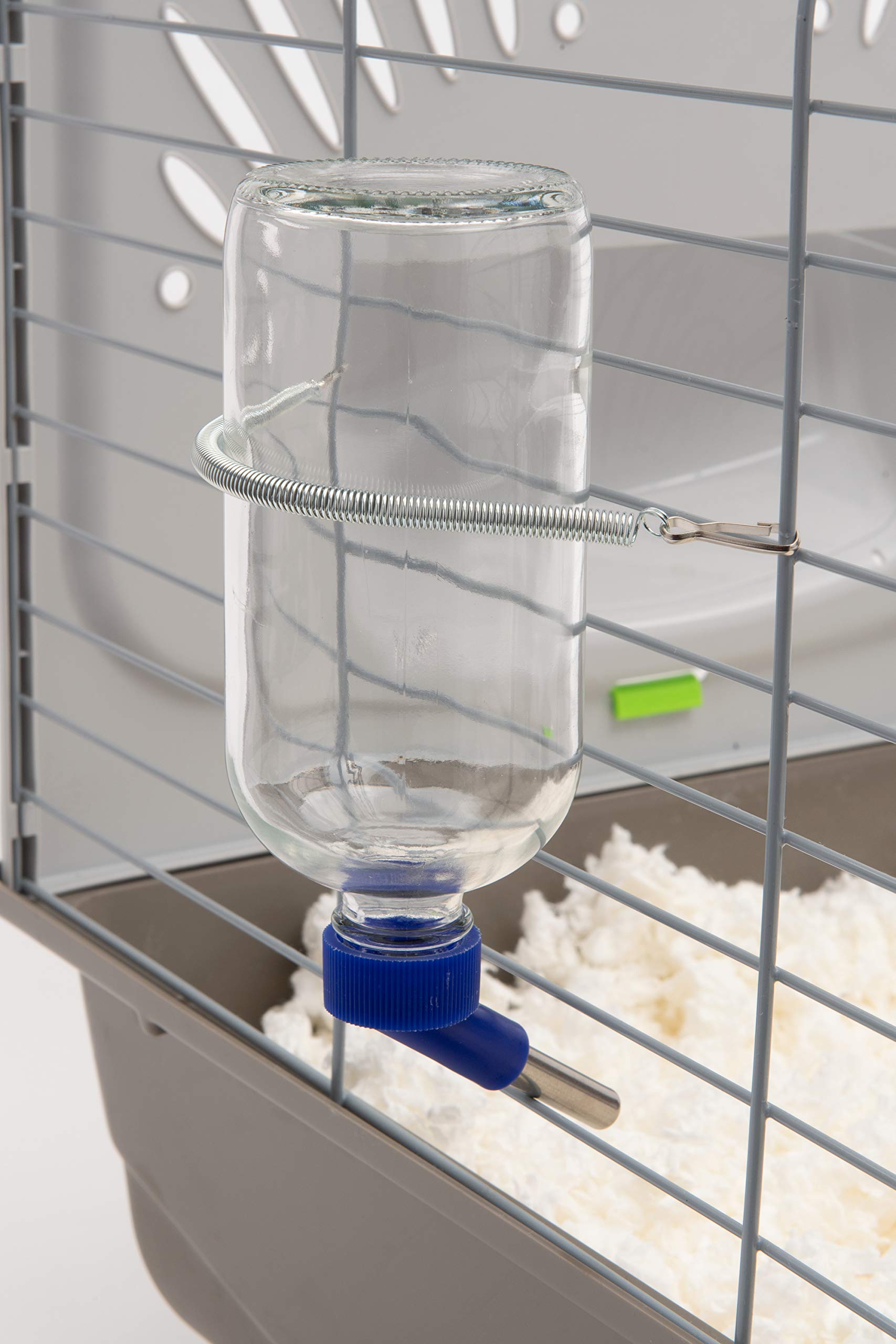 Lixit Glass Water Bottles for Rabbits, Ferrets, Small Birds, Guinea Pigs, Rats, Hamsters and Other Pets (Birds and Small Animals