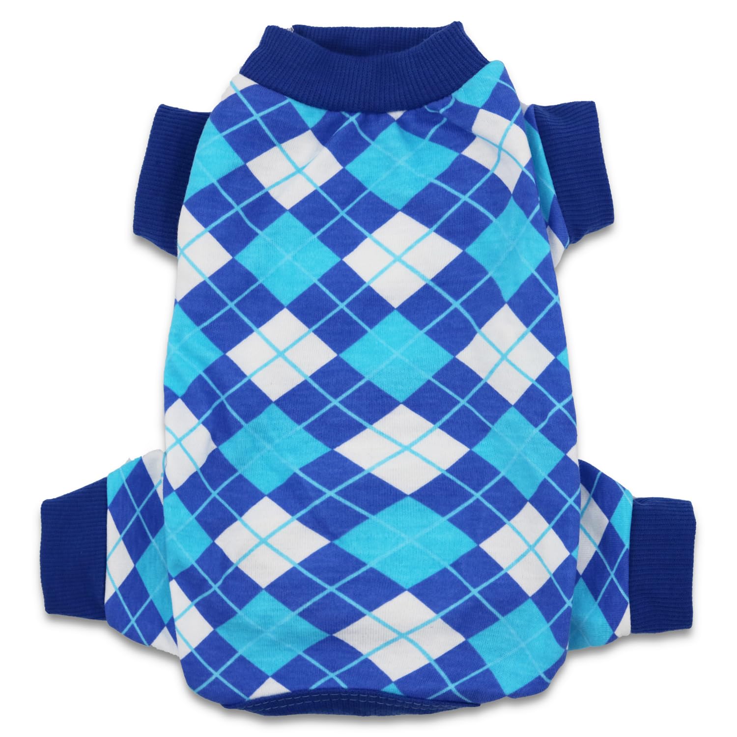 Droolingdog Dog Onesies For Small Dogs Pjs Puppy Onesies Dog Clothes For Small Dogs Boy Plaid Pattern Pajamas, Xl