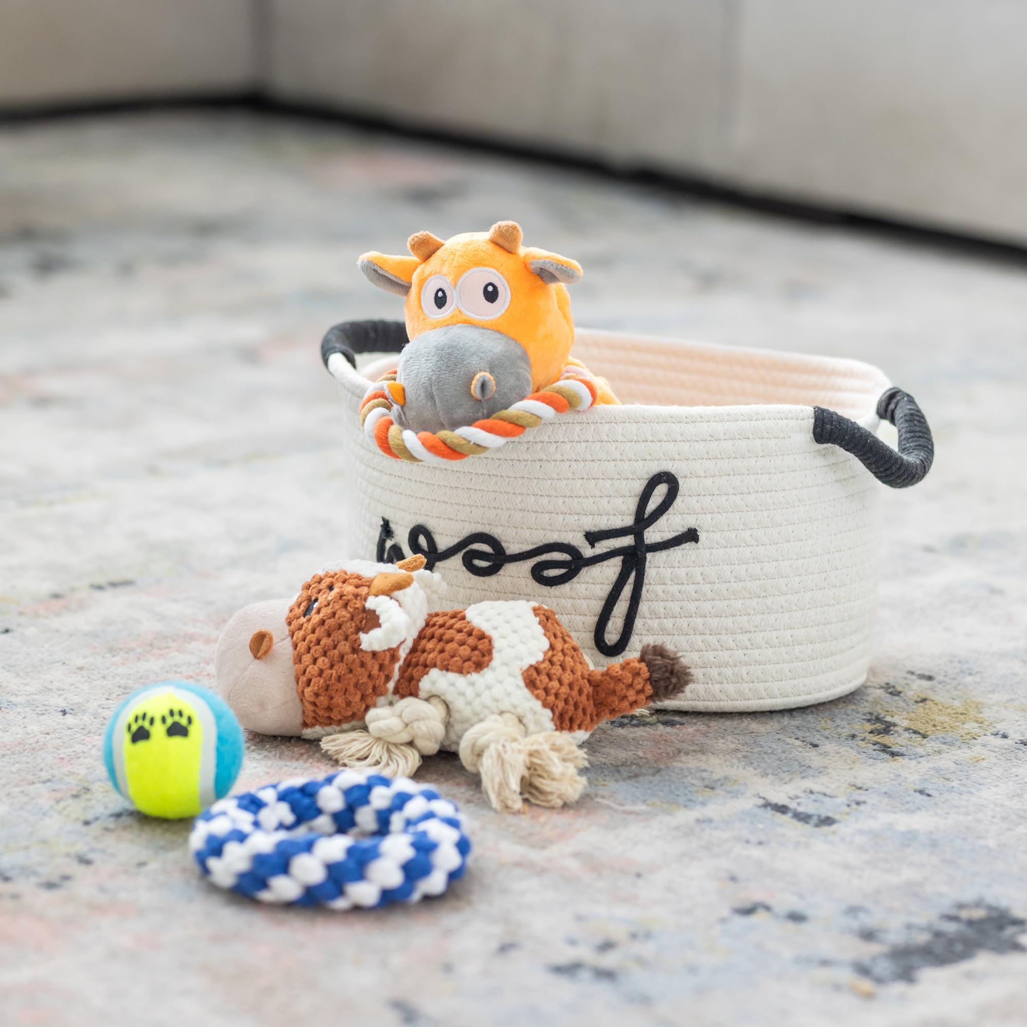 New Puppy Gift Basket - Premium Puppy Starter Kit and Dog Gift Basket with Dog Toys - Perfect Doggie Birthday Gifts and Puppy Ne